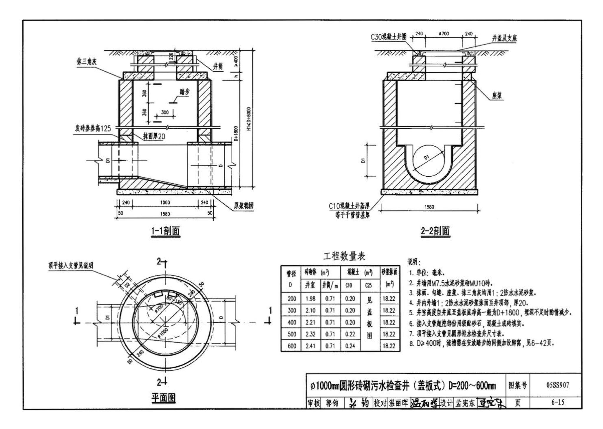 05SS907--小城镇住宅给水排水设施选用与安装