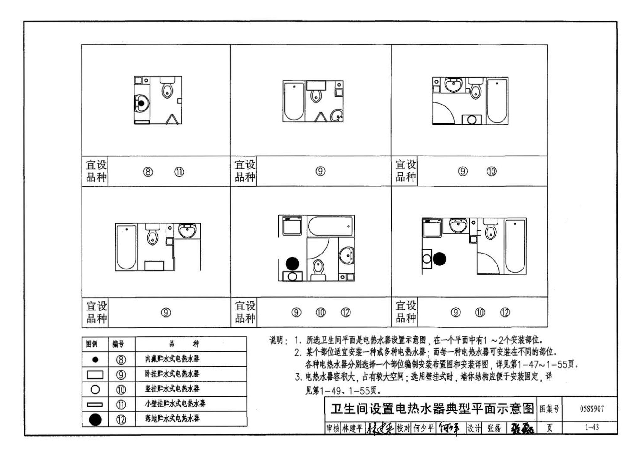 05SS907--小城镇住宅给水排水设施选用与安装