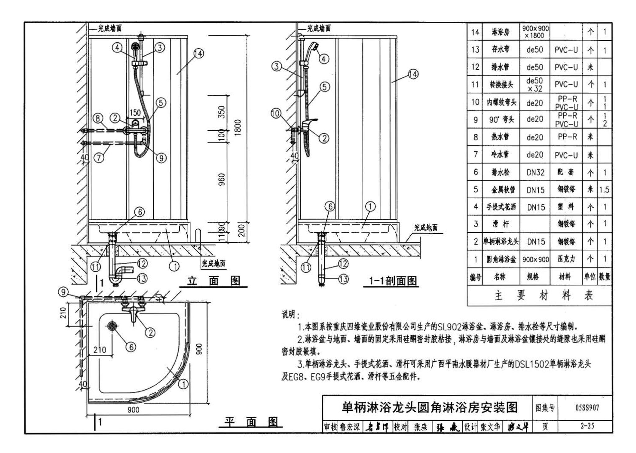 05SS907--小城镇住宅给水排水设施选用与安装