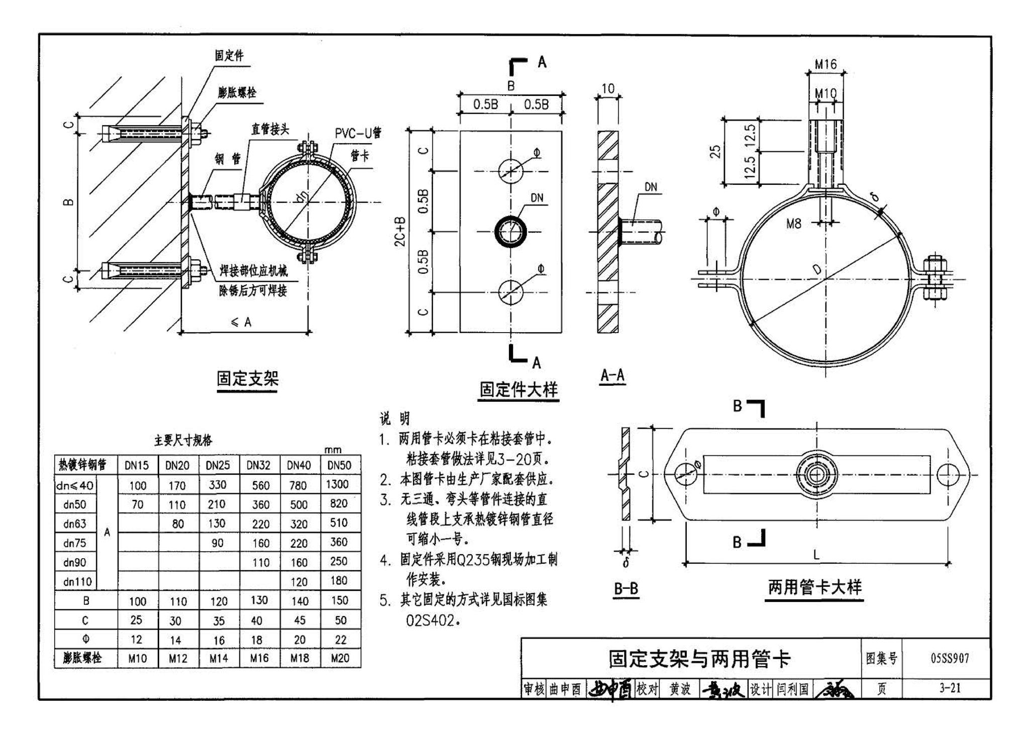 05SS907--小城镇住宅给水排水设施选用与安装