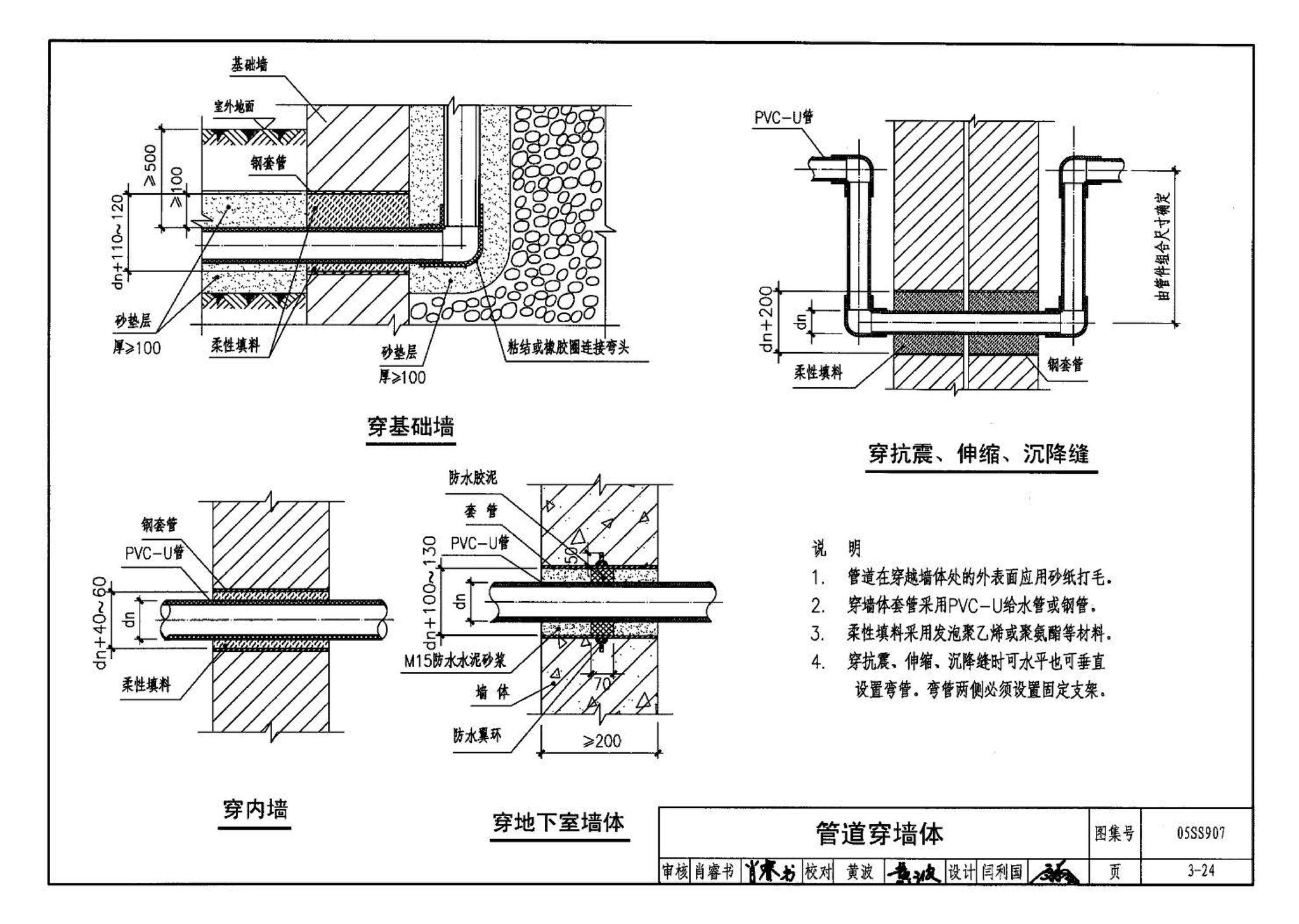 05SS907--小城镇住宅给水排水设施选用与安装