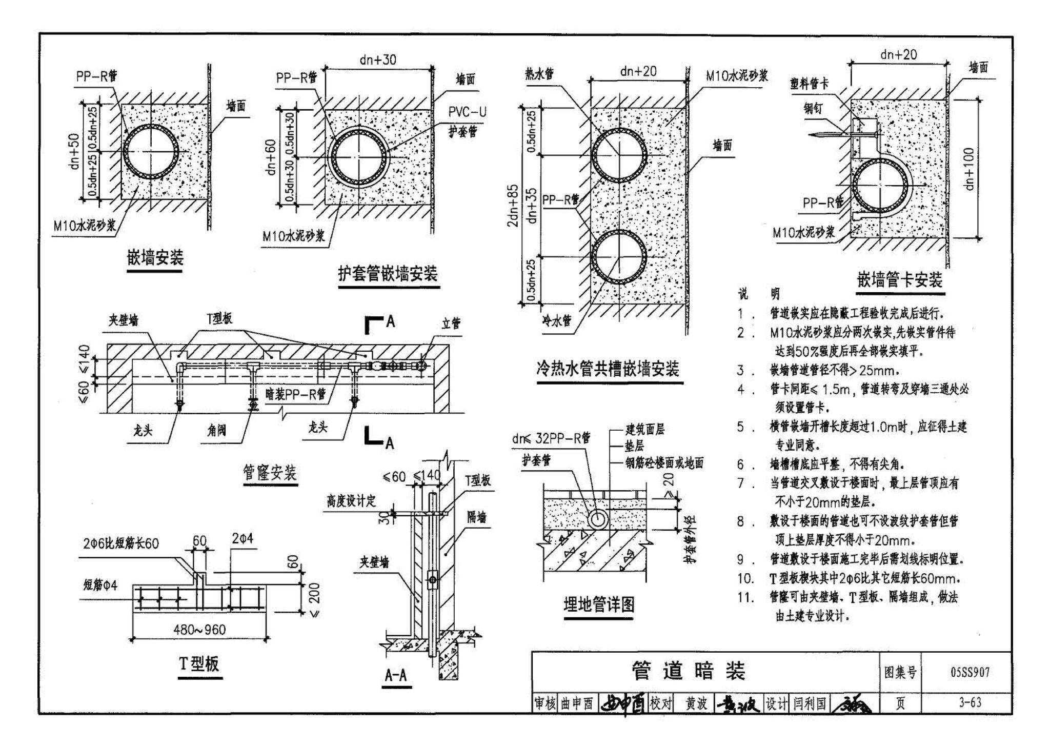 05SS907--小城镇住宅给水排水设施选用与安装