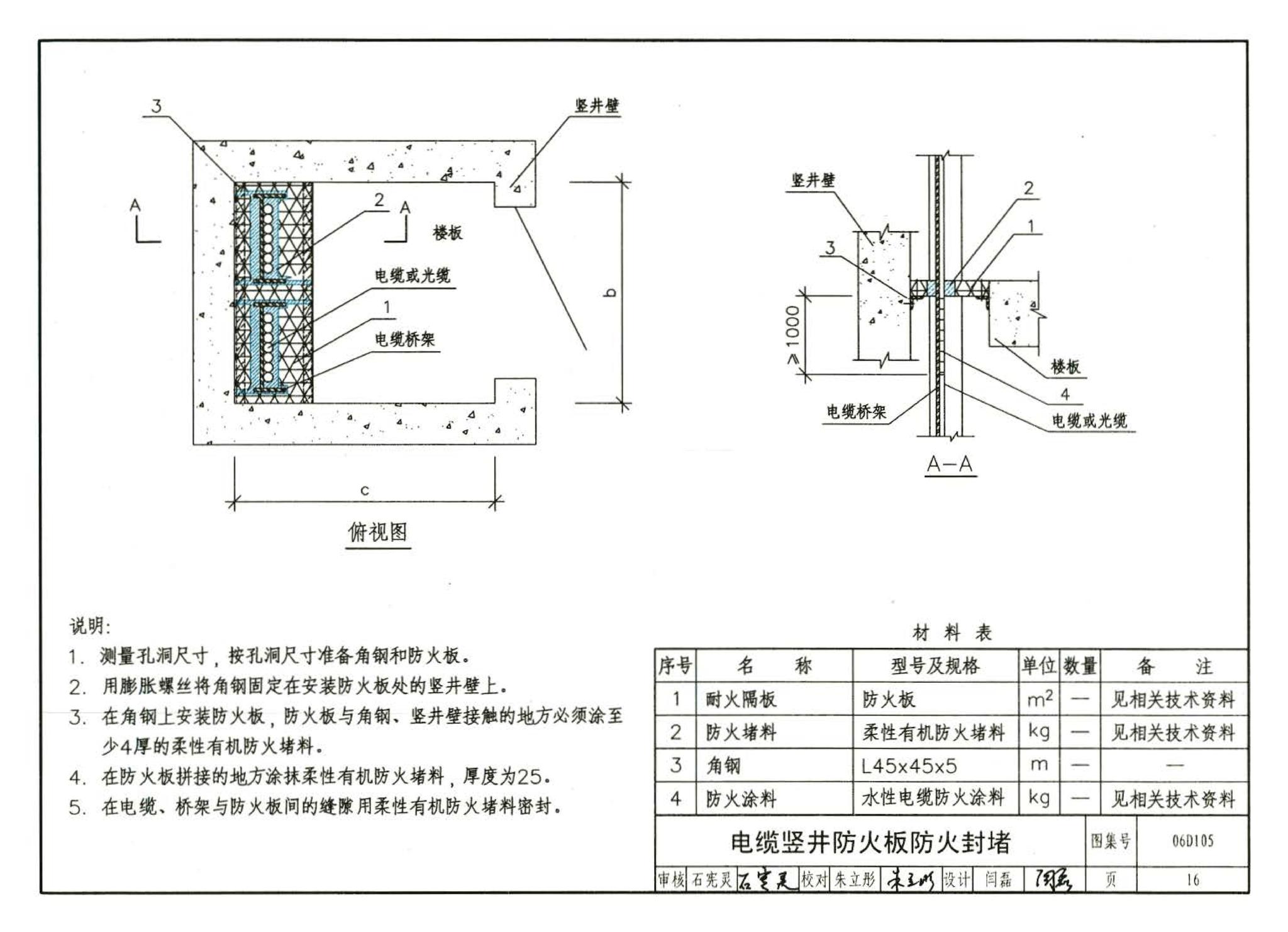 06D105--电缆防火阻燃设计与施工