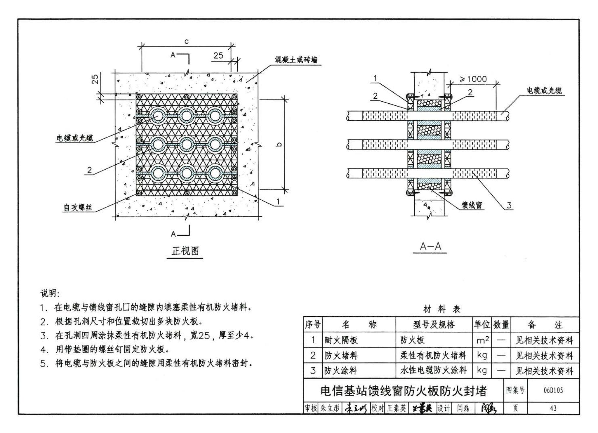 06D105--电缆防火阻燃设计与施工