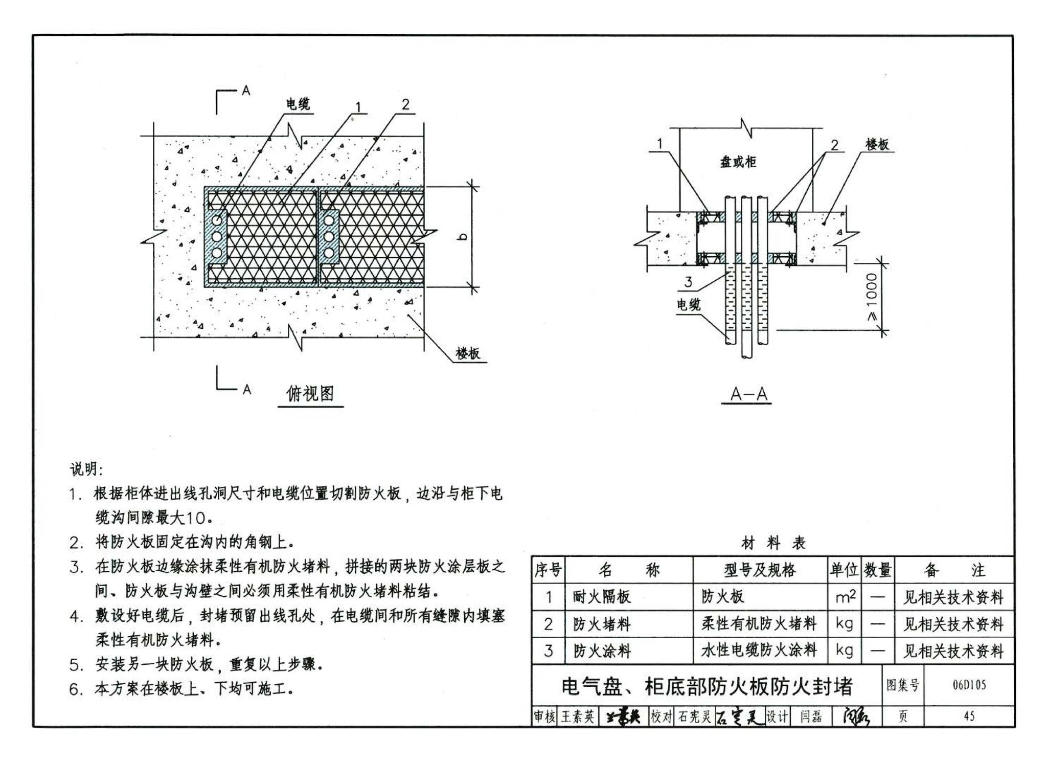 06D105--电缆防火阻燃设计与施工