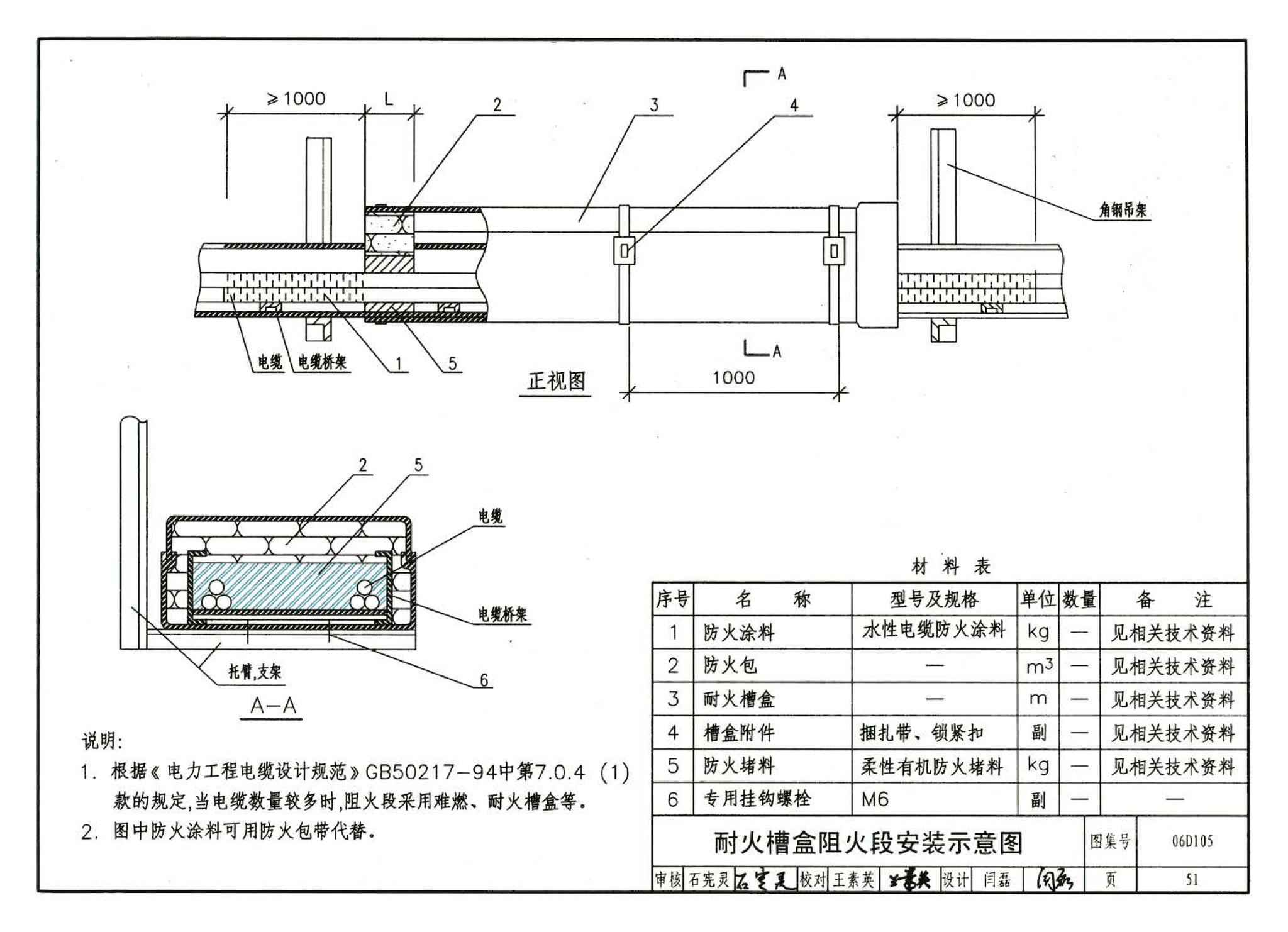 06D105--电缆防火阻燃设计与施工