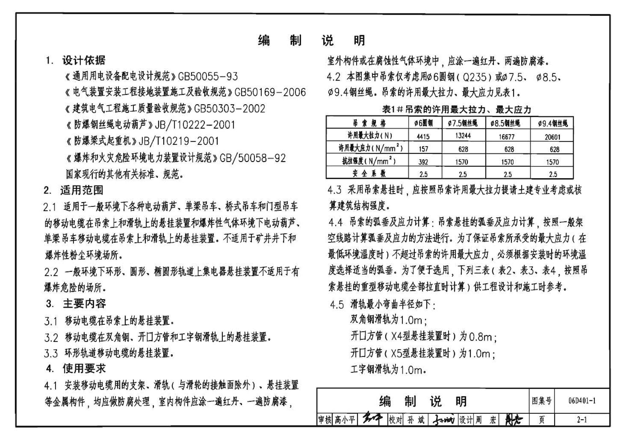 06D401-1--吊车供电线路安装