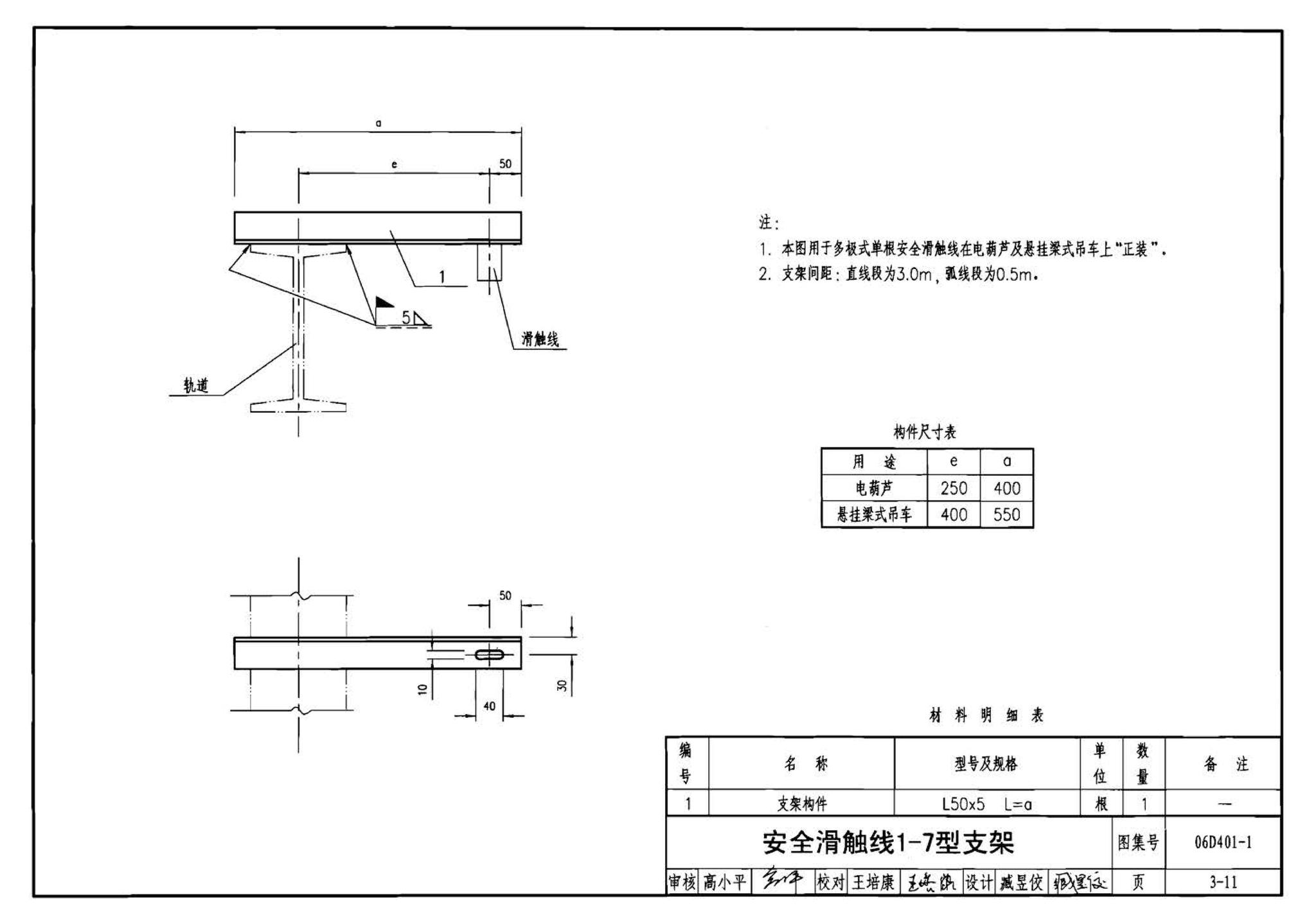 06D401-1--吊车供电线路安装