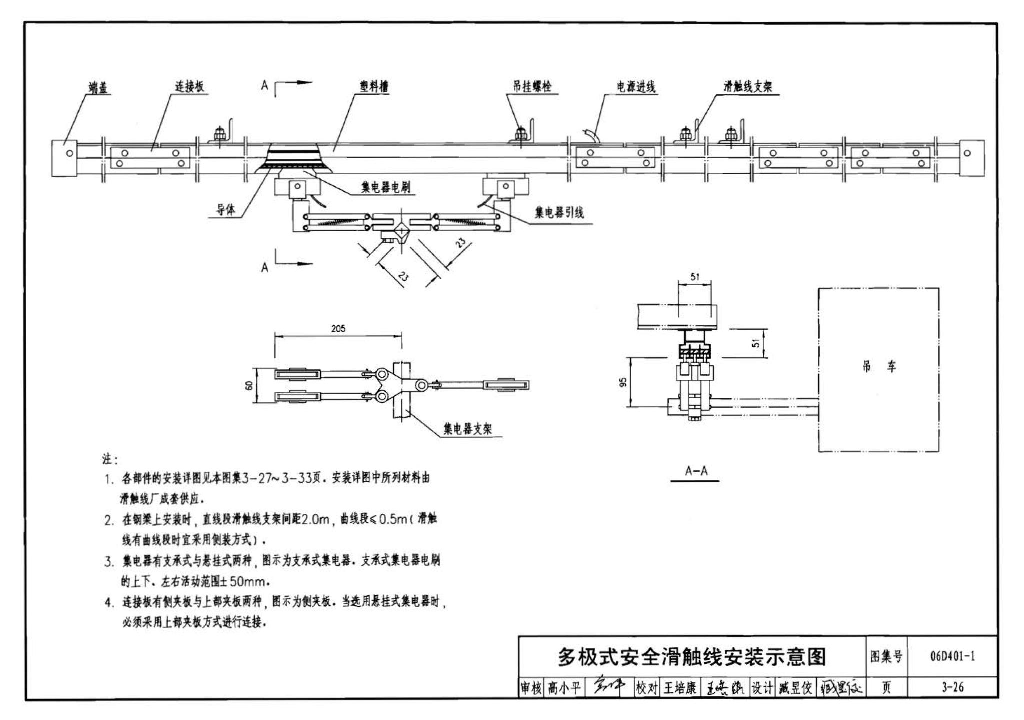 06D401-1--吊车供电线路安装