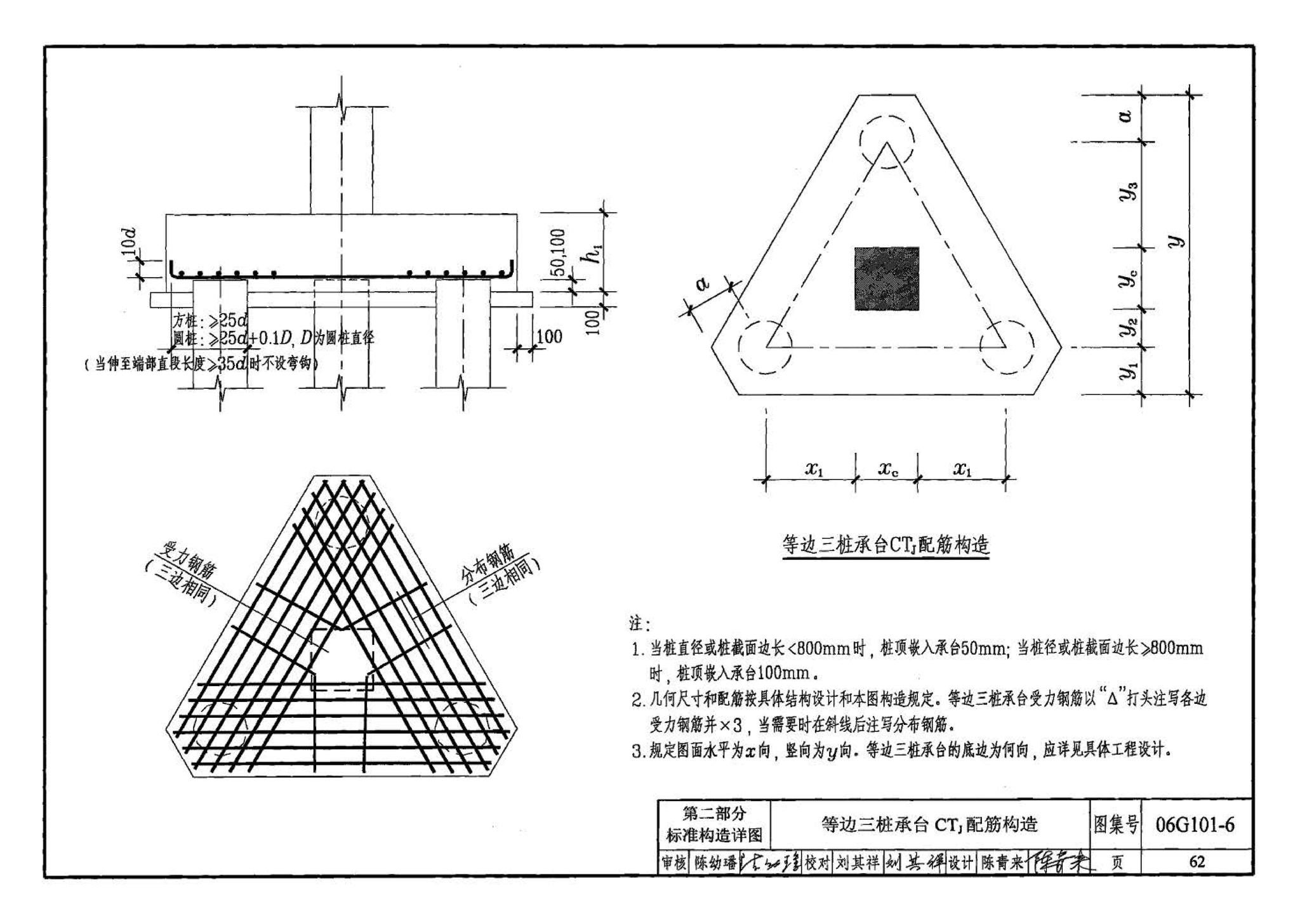 06G101-6--混凝土结构施工图平面整体表示方法制图规则和构造详图（独立基础、条形基础、桩基承台）