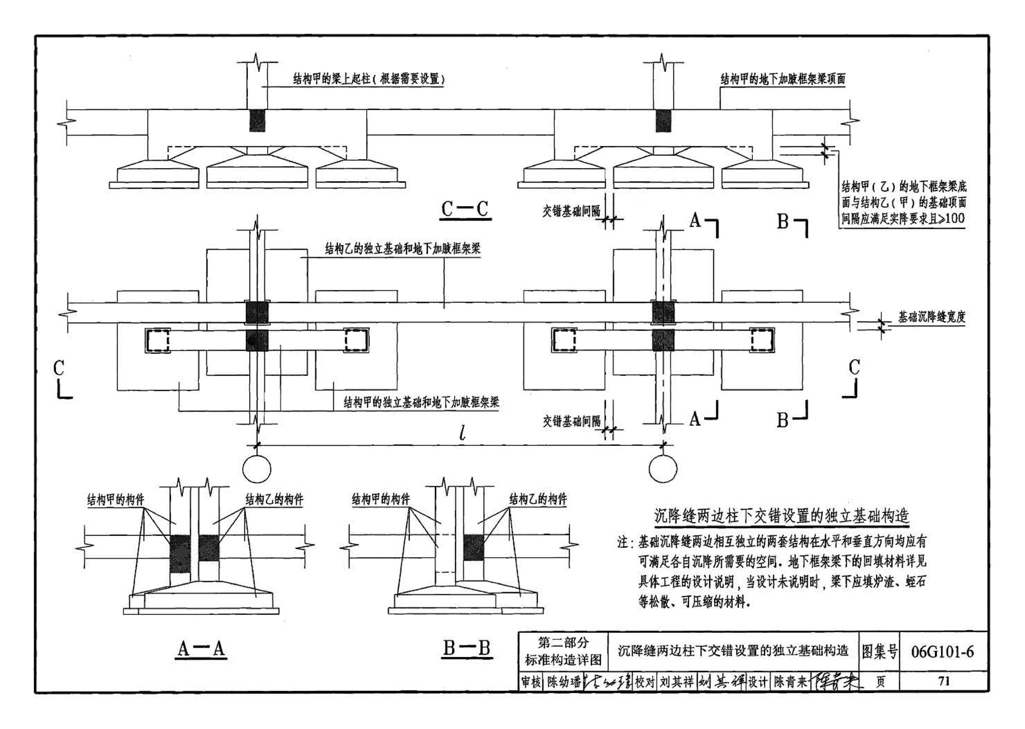 06G101-6--混凝土结构施工图平面整体表示方法制图规则和构造详图（独立基础、条形基础、桩基承台）