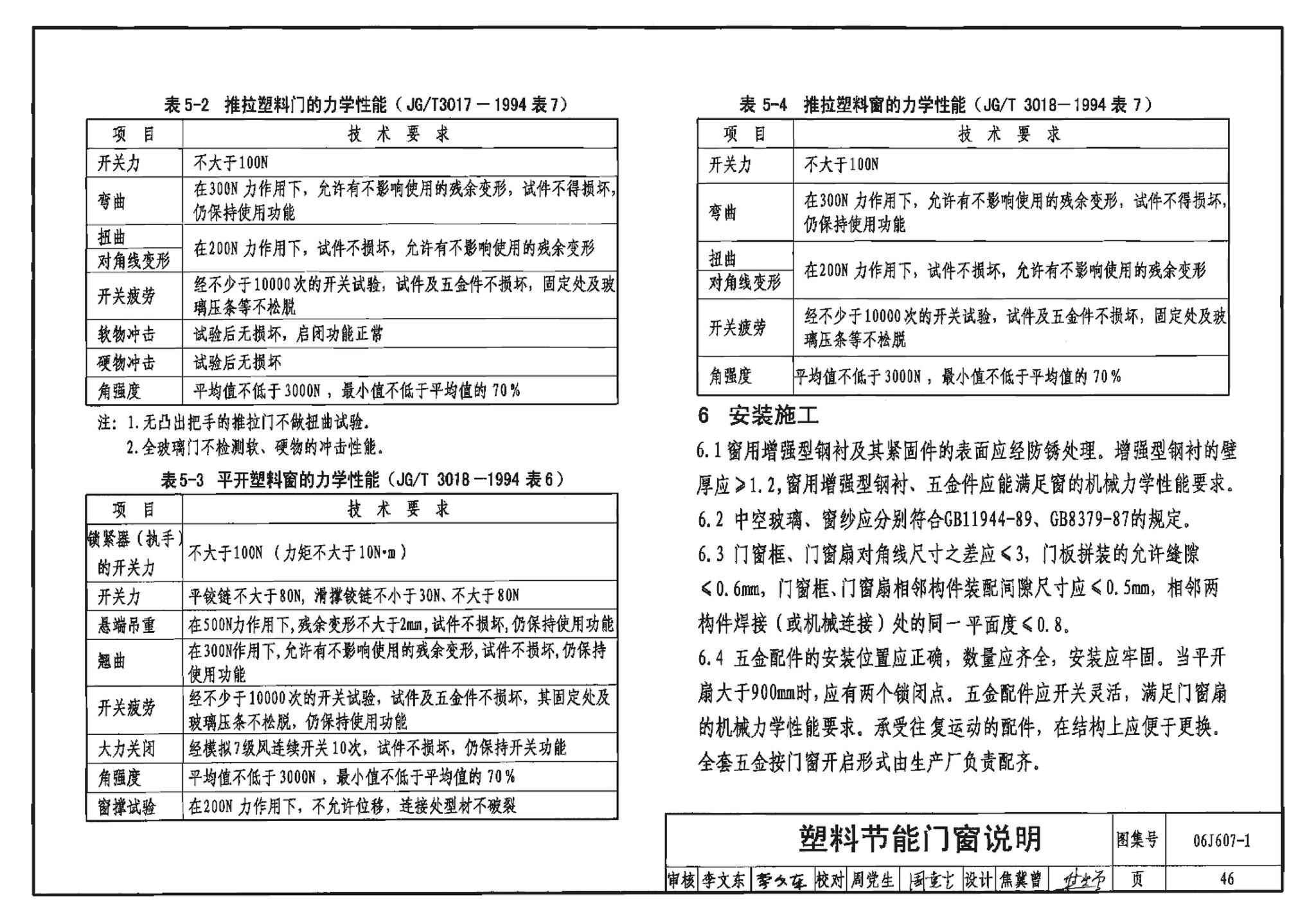 06J607-1--建筑节能门窗（一）