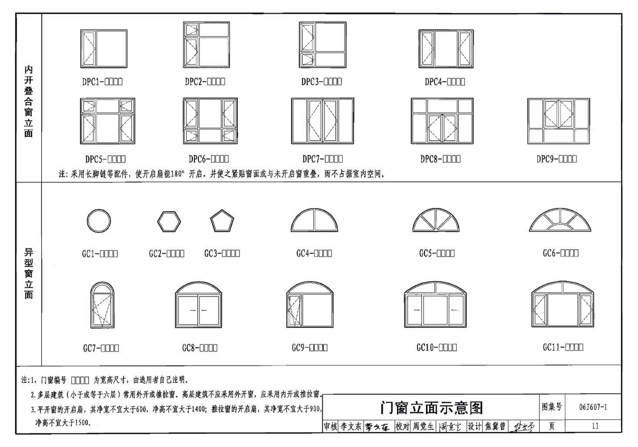 06J607-1--建筑节能门窗（一）