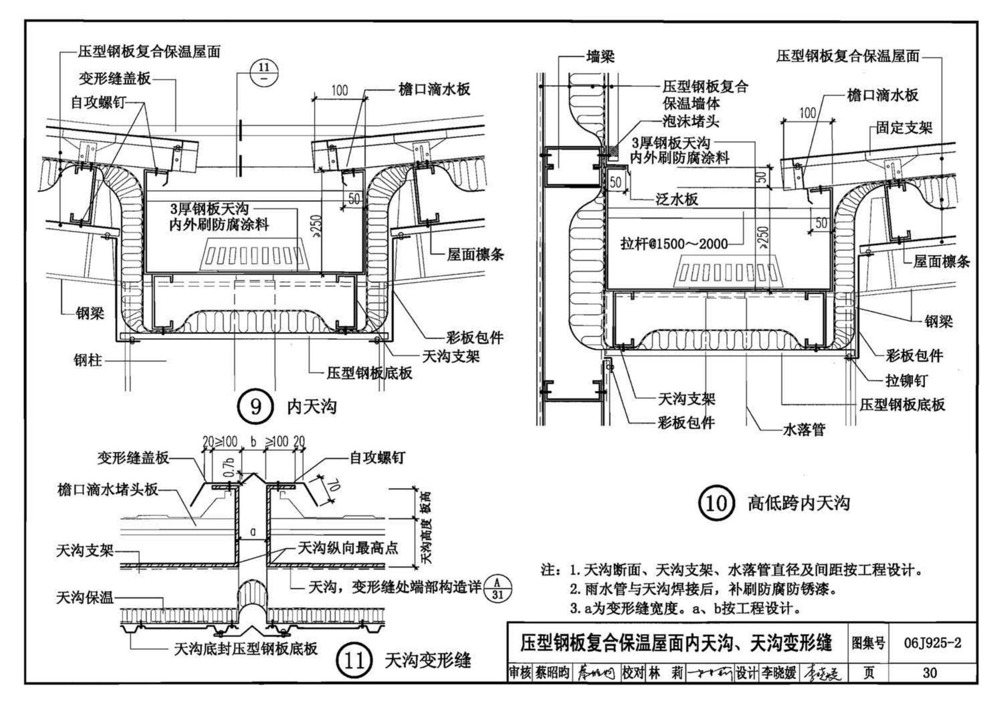 06J925-2--压型钢板、夹芯板屋面及墙体建筑构造（二）