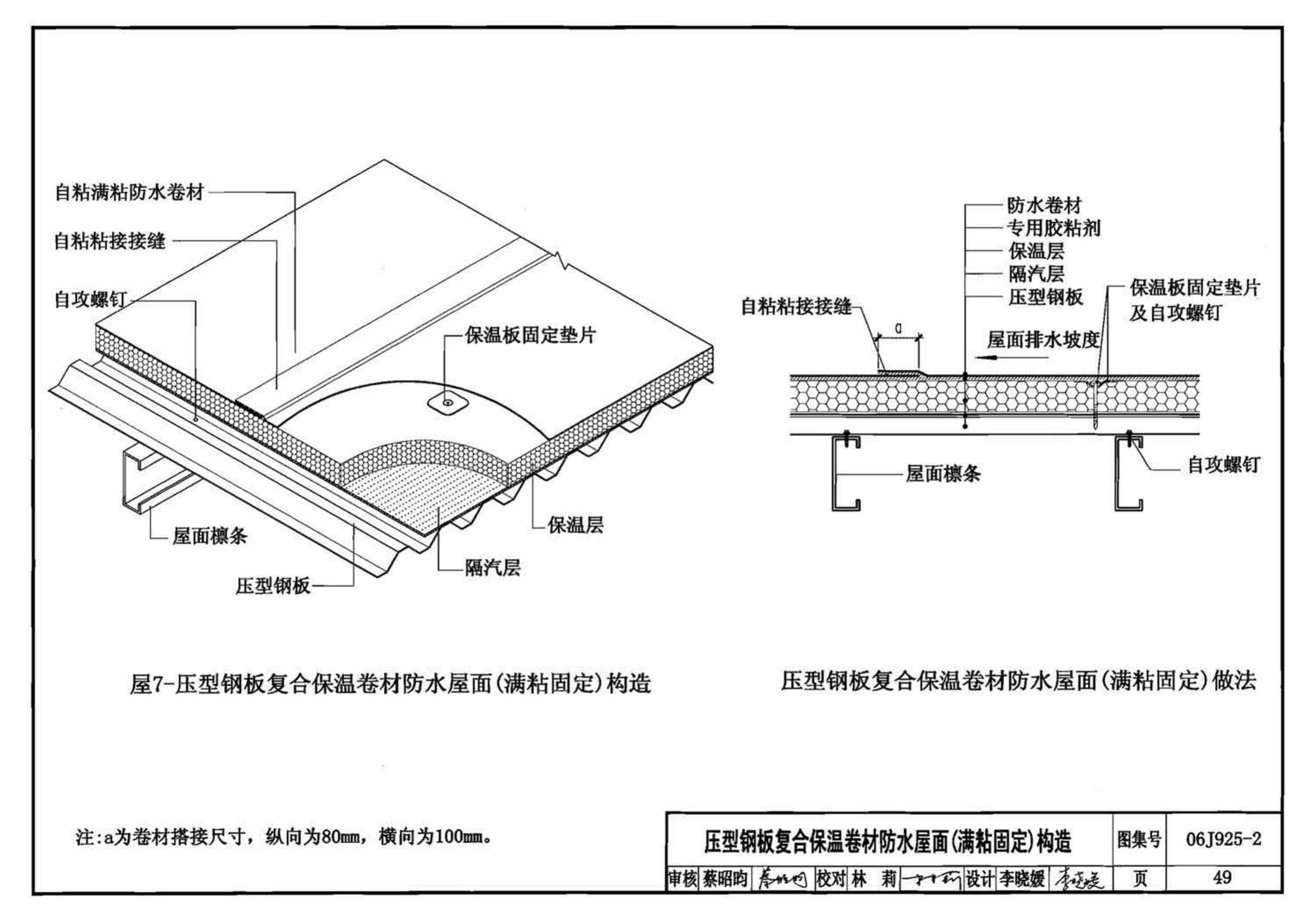 06J925-2--压型钢板、夹芯板屋面及墙体建筑构造（二）