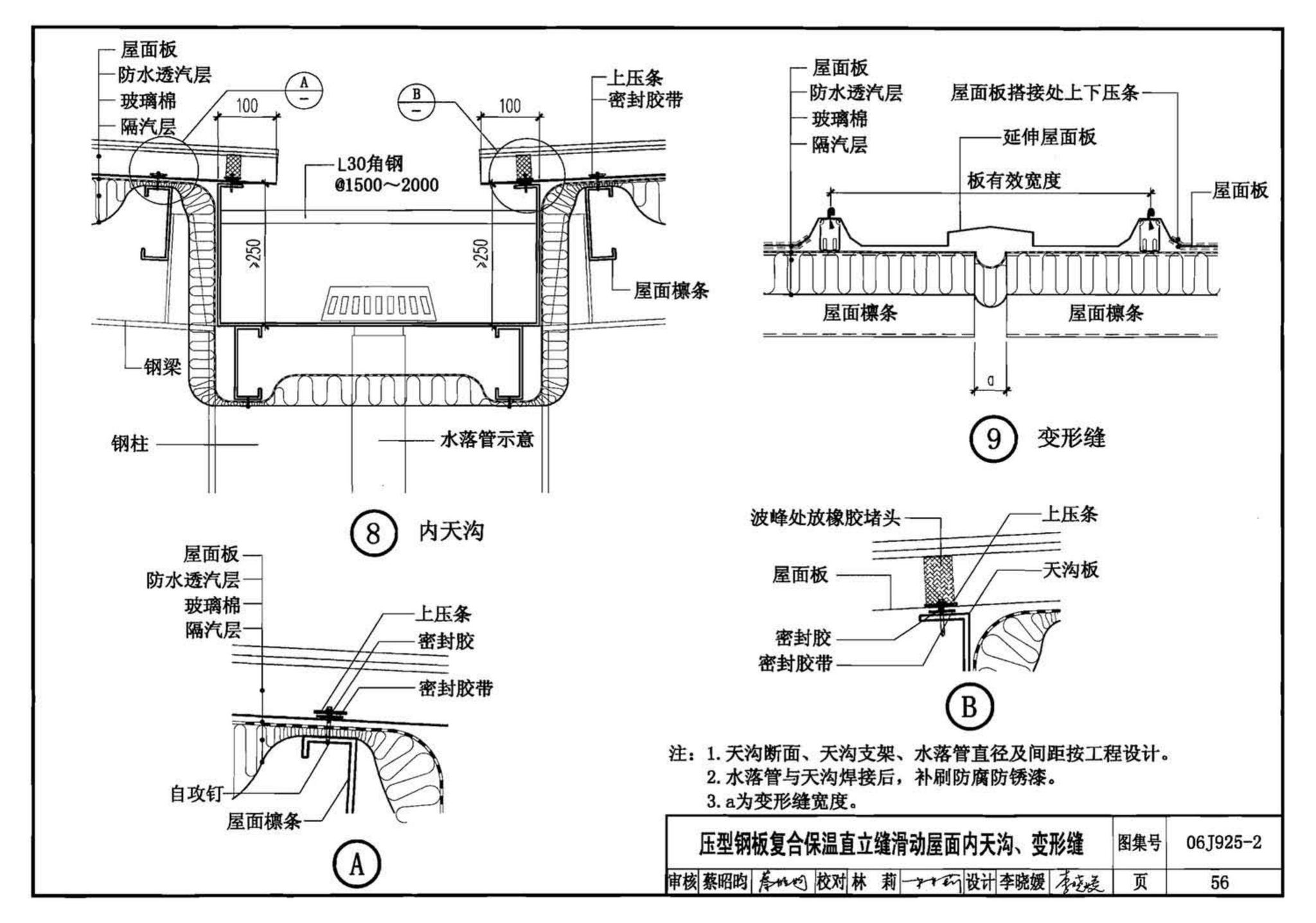 06J925-2--压型钢板、夹芯板屋面及墙体建筑构造（二）