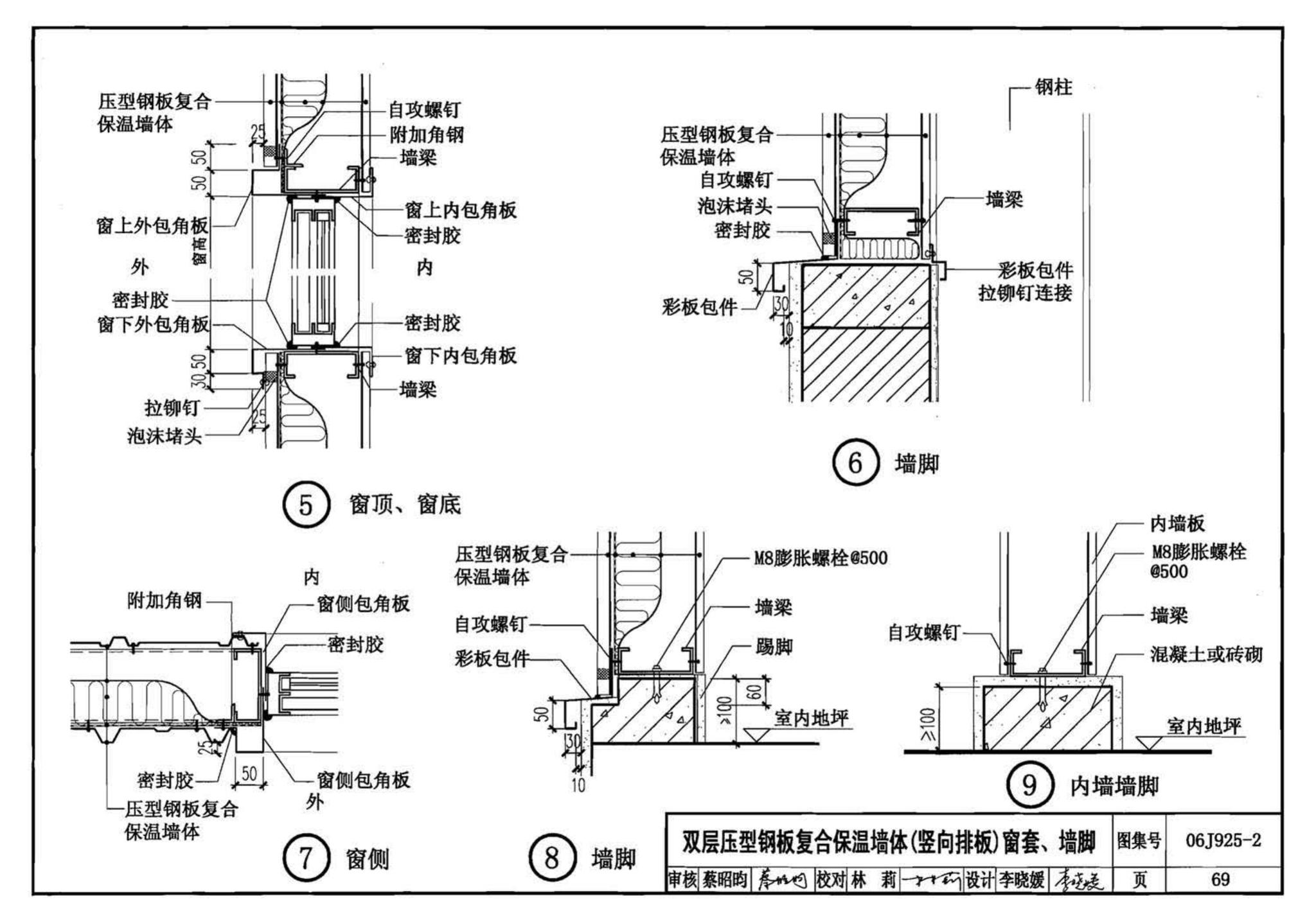 06J925-2--压型钢板、夹芯板屋面及墙体建筑构造（二）