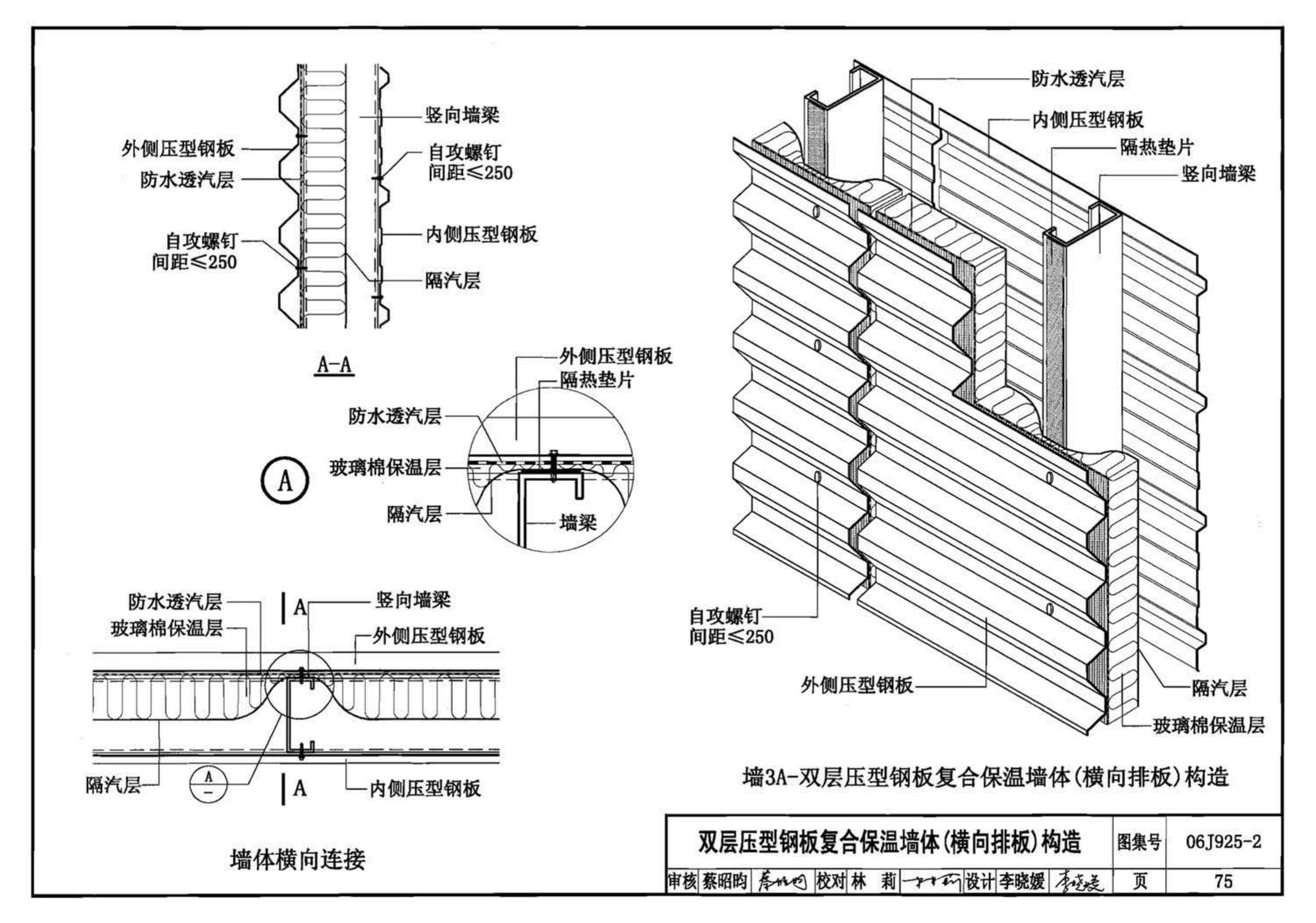 06J925-2--压型钢板、夹芯板屋面及墙体建筑构造（二）