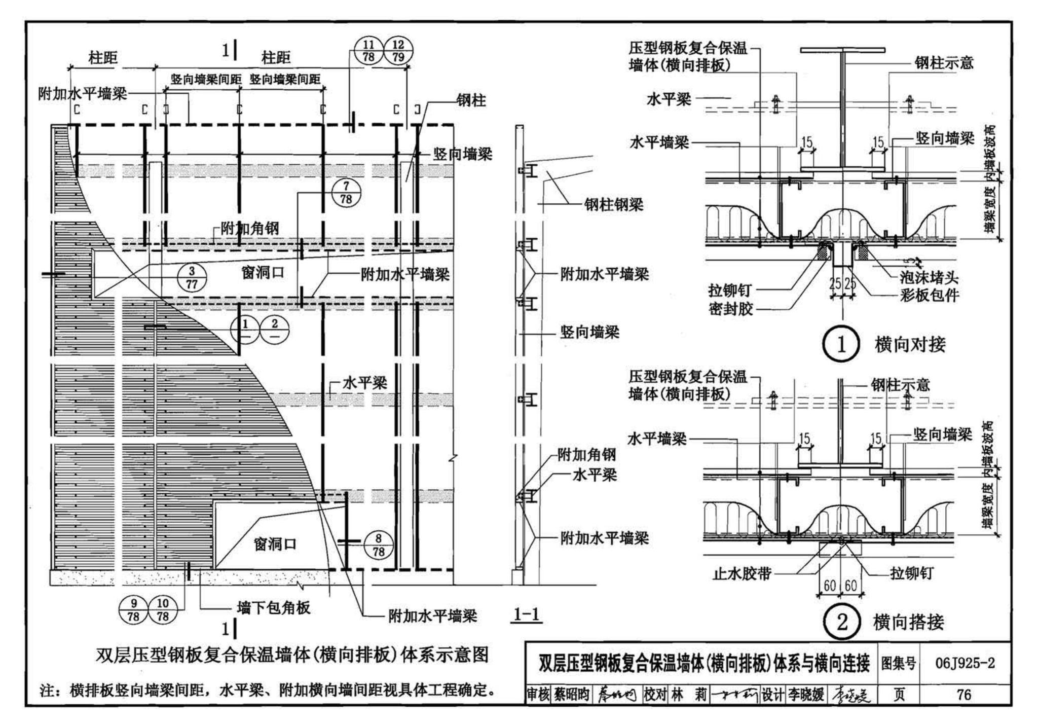 06J925-2--压型钢板、夹芯板屋面及墙体建筑构造（二）