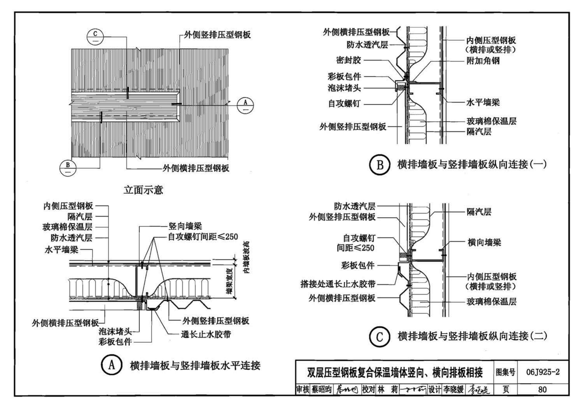 06J925-2--压型钢板、夹芯板屋面及墙体建筑构造（二）