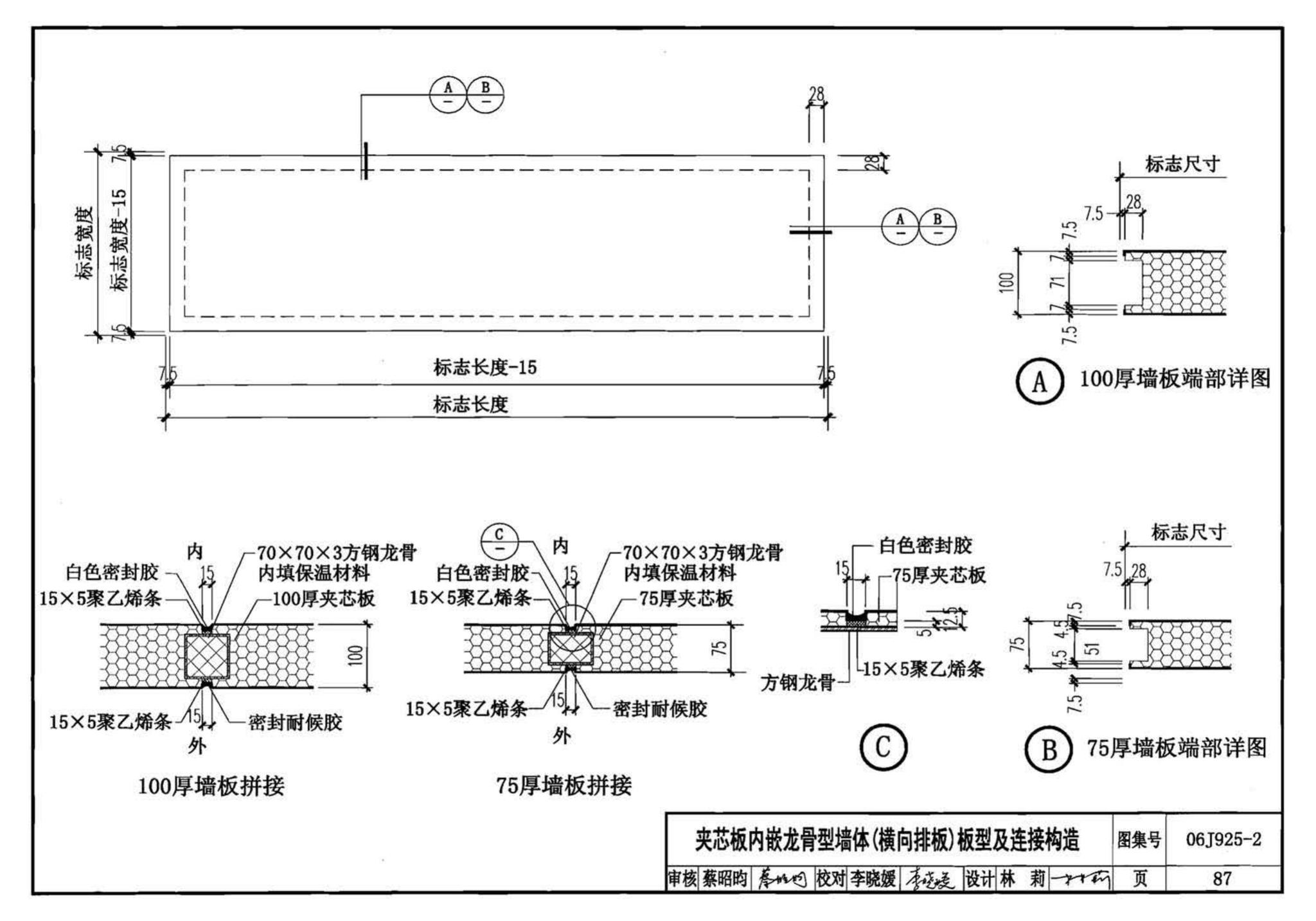 06J925-2--压型钢板、夹芯板屋面及墙体建筑构造（二）