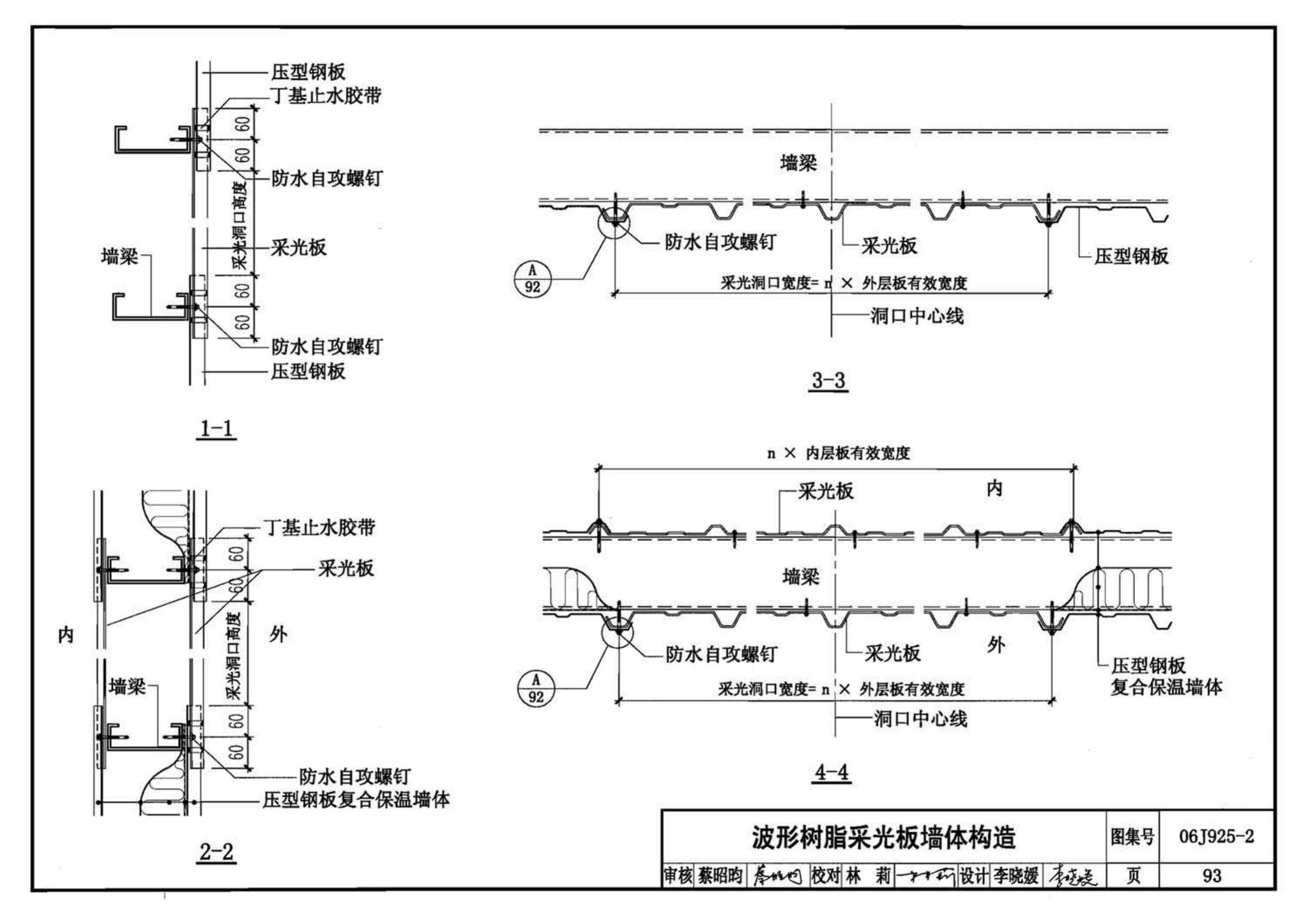 06J925-2--压型钢板、夹芯板屋面及墙体建筑构造（二）