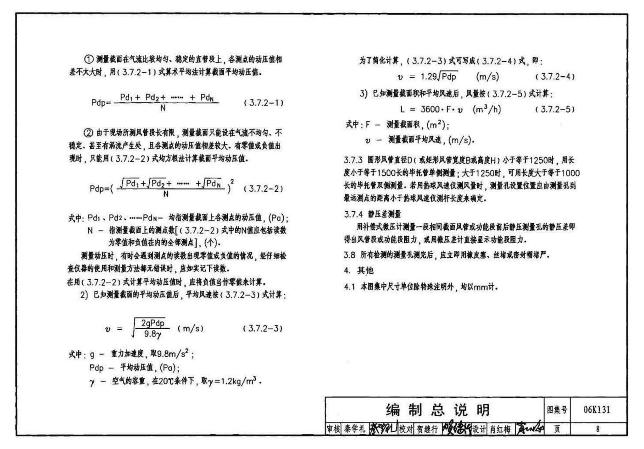 06K131--风管测量孔和检查门