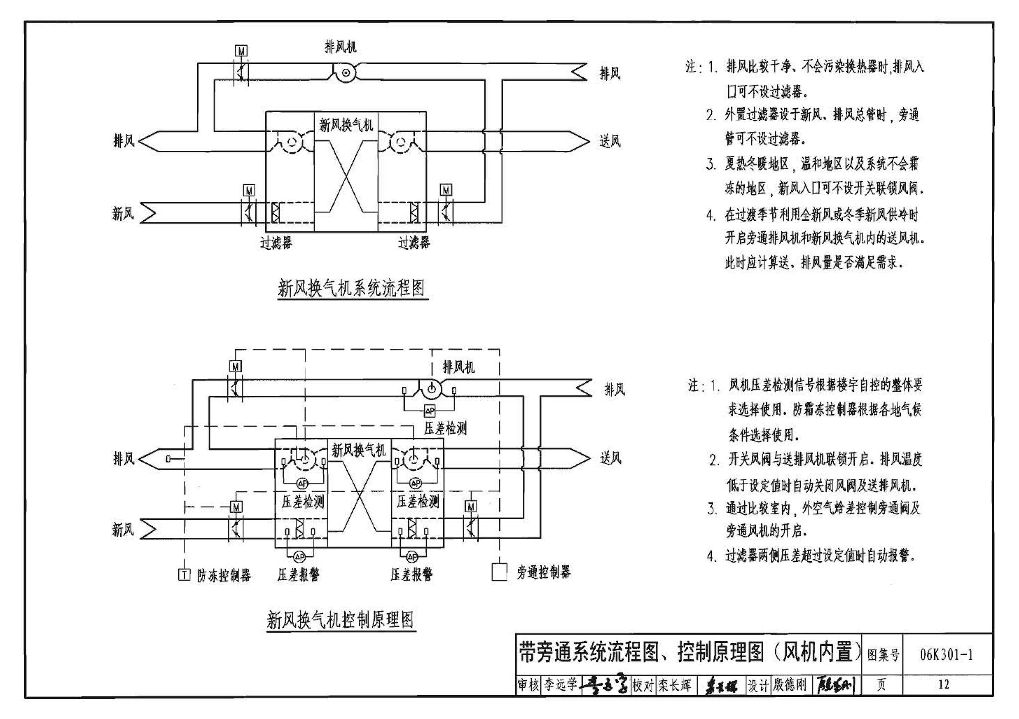 06K301-1--空气-空气能量回收装置选用与安装(新风换气机部分)