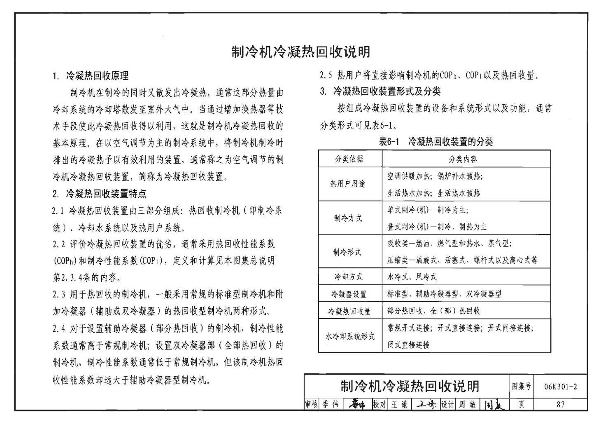 06K301-2--空调系统热回收装置选用与安装