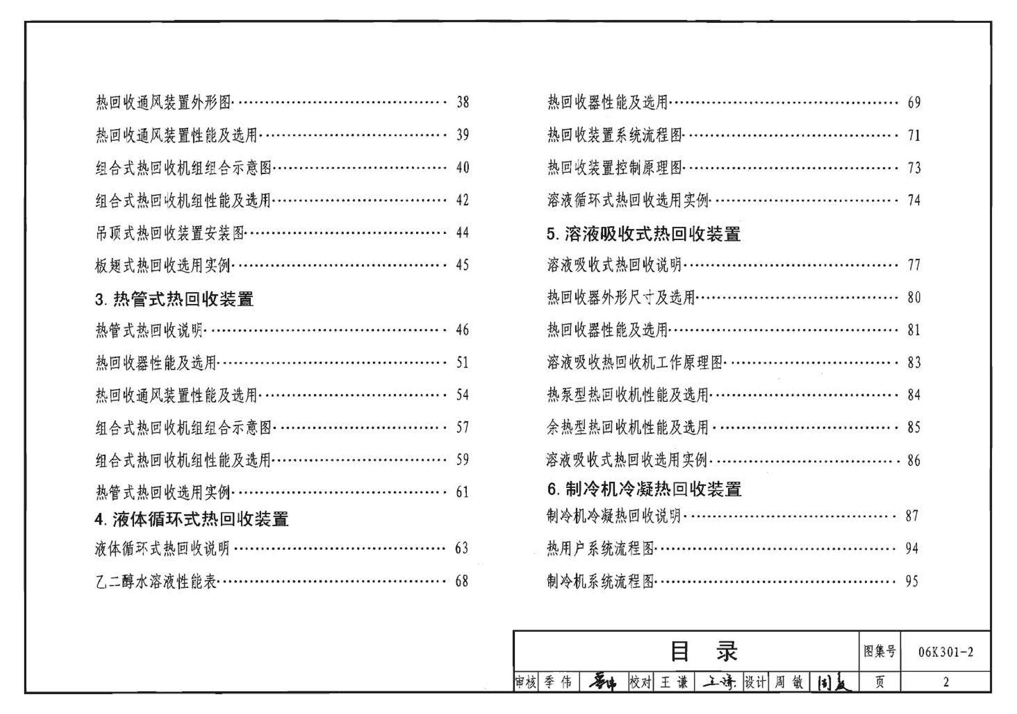 06K301-2--空调系统热回收装置选用与安装