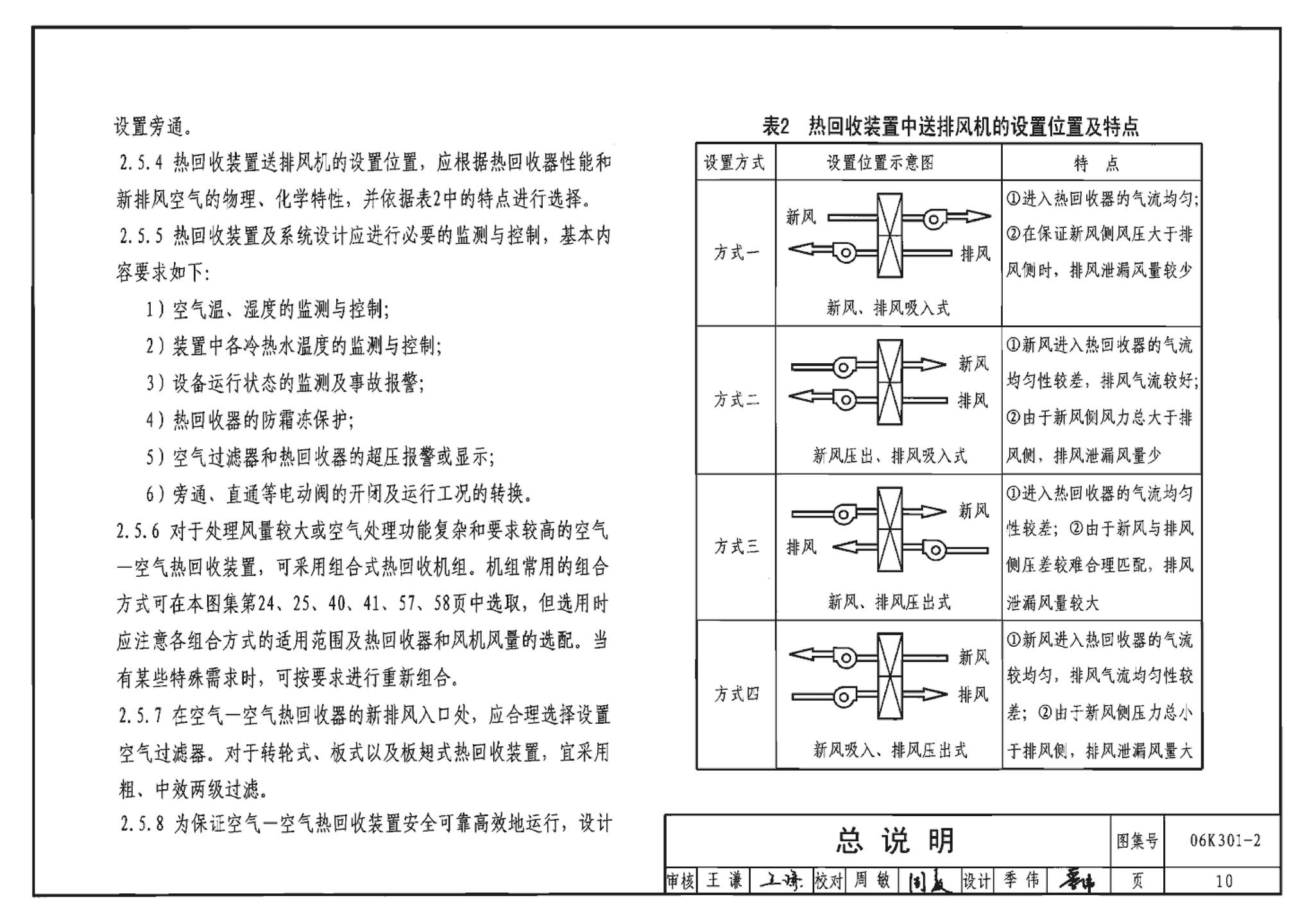 06K301-2--空调系统热回收装置选用与安装