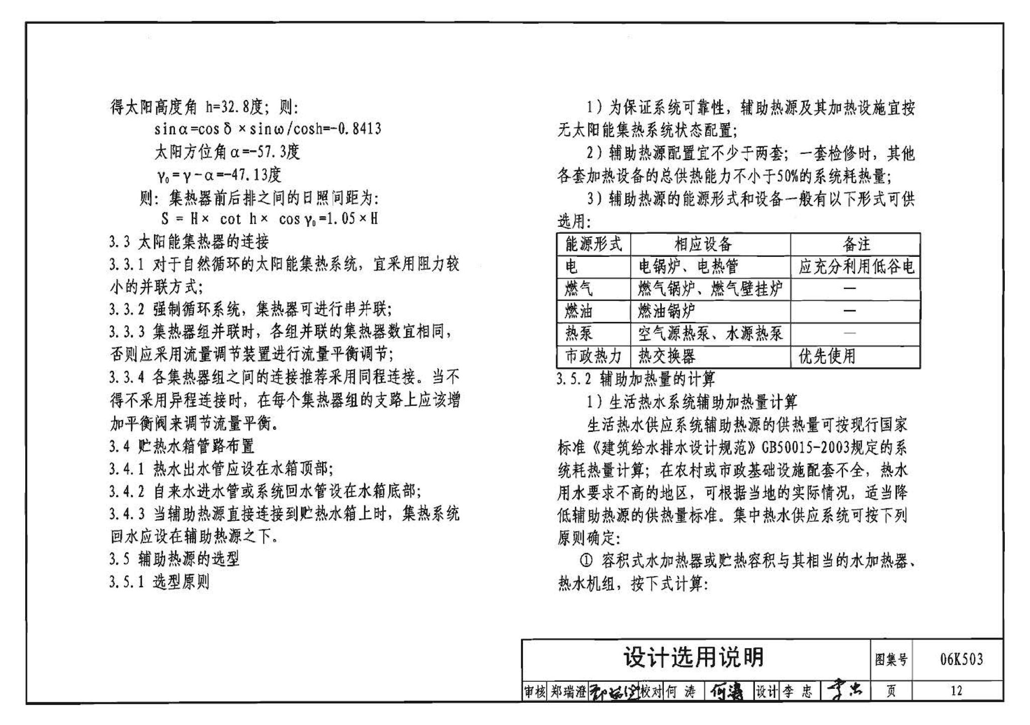 06K503--太阳能集热系统设计与安装