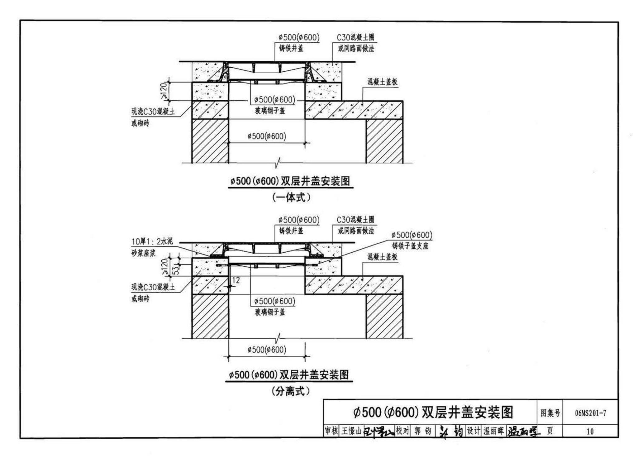 06MS201--市政排水管道工程及附属设施