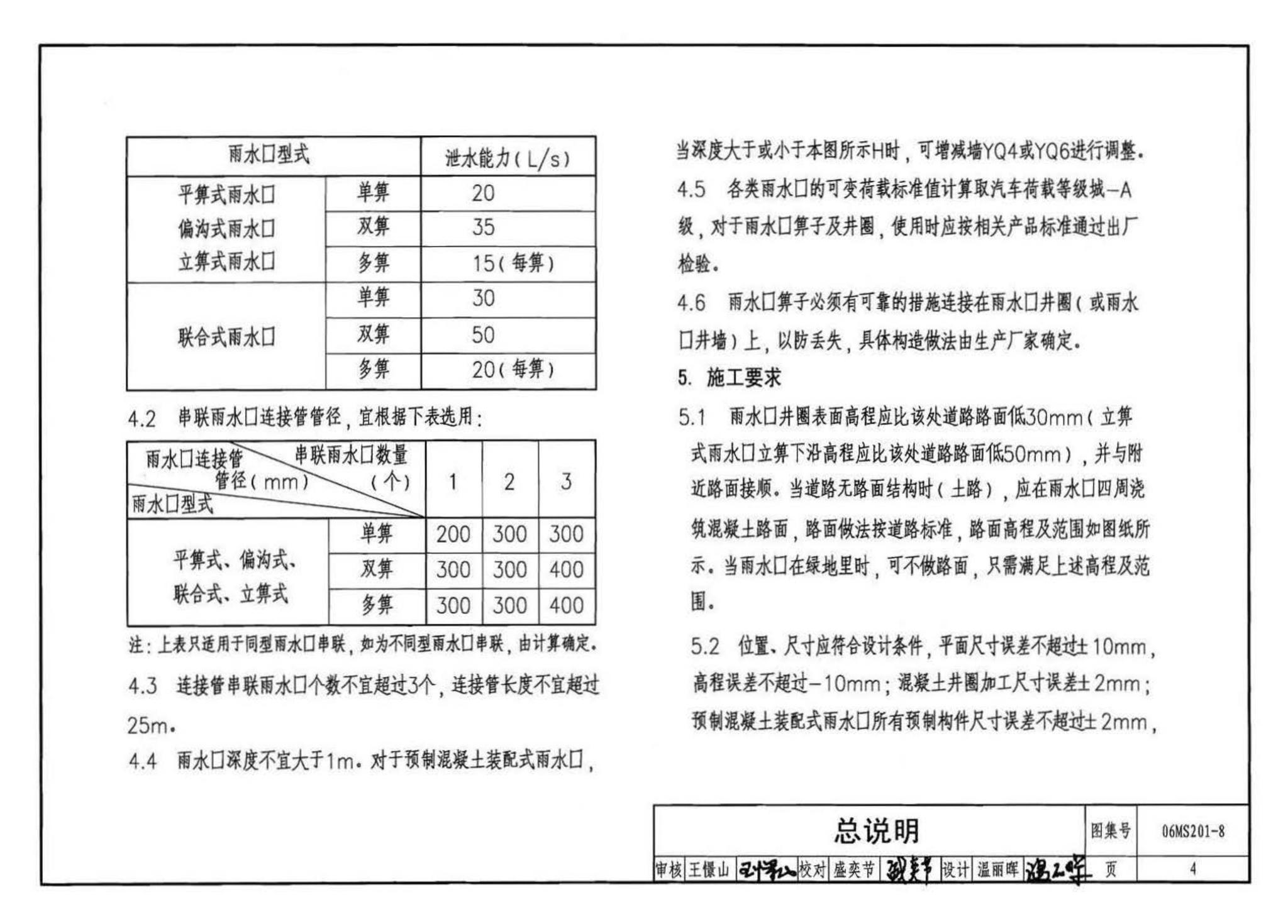 06MS201--市政排水管道工程及附属设施