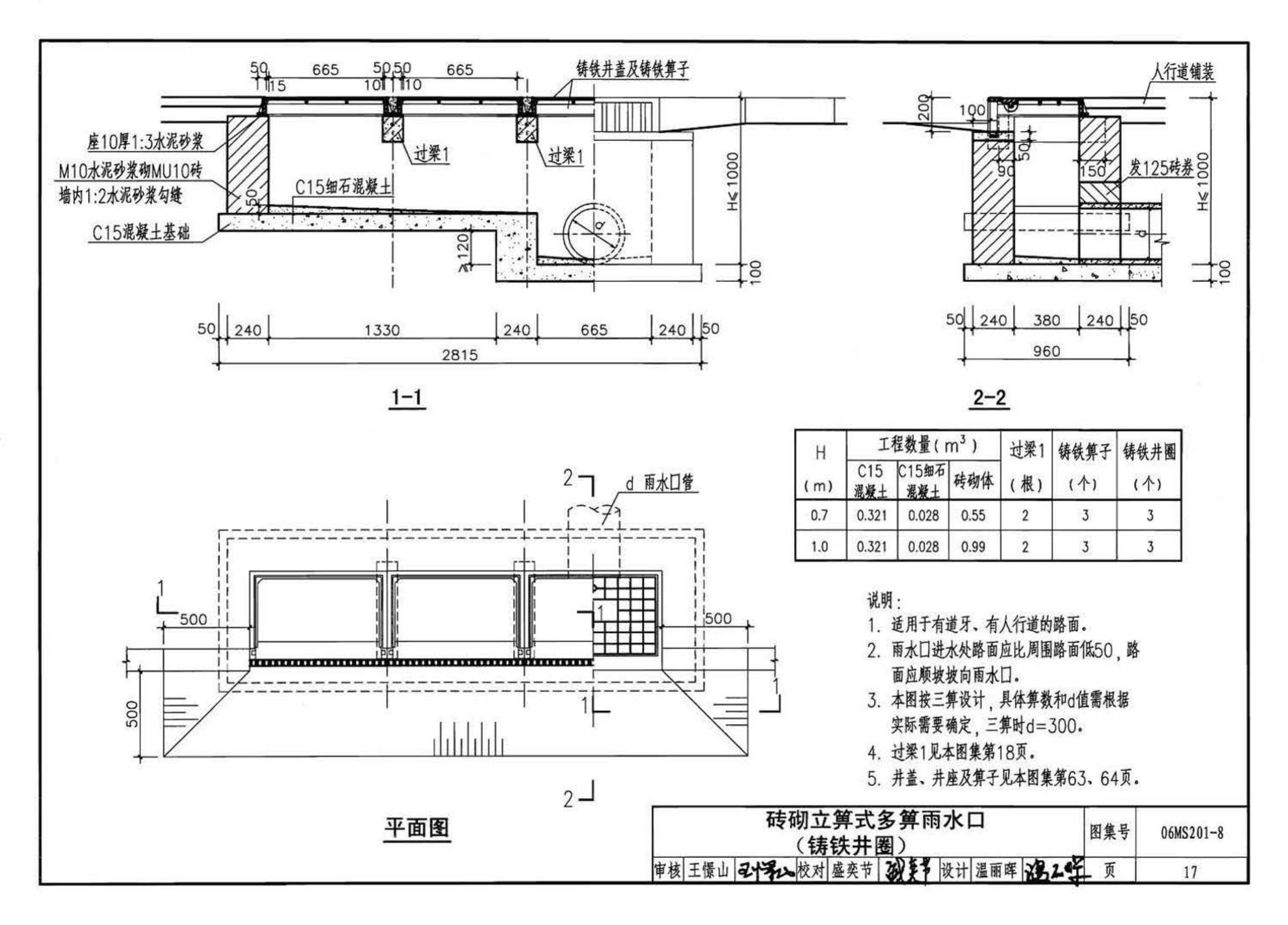 06MS201--市政排水管道工程及附属设施