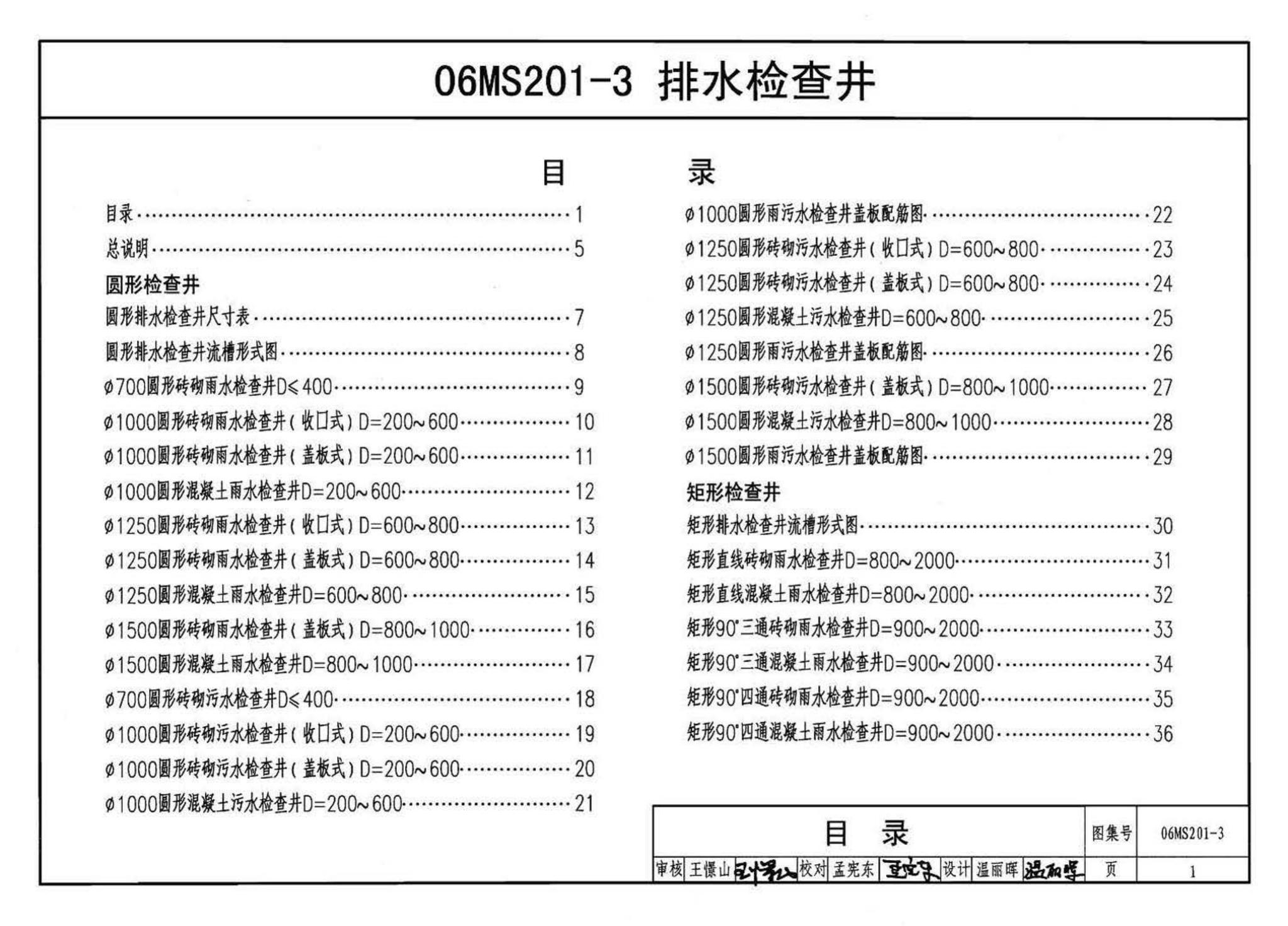 06MS201--市政排水管道工程及附属设施