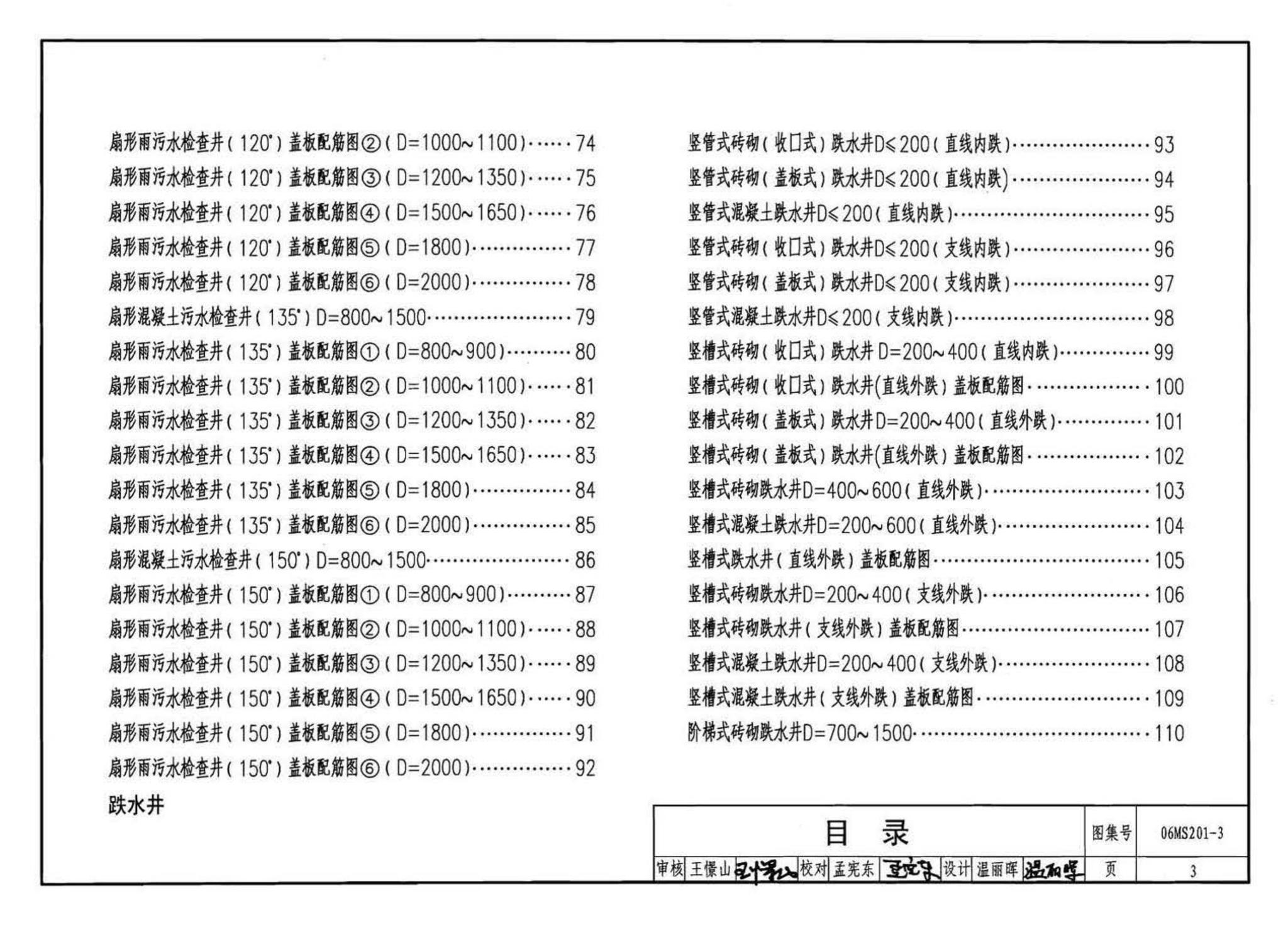 06MS201--市政排水管道工程及附属设施