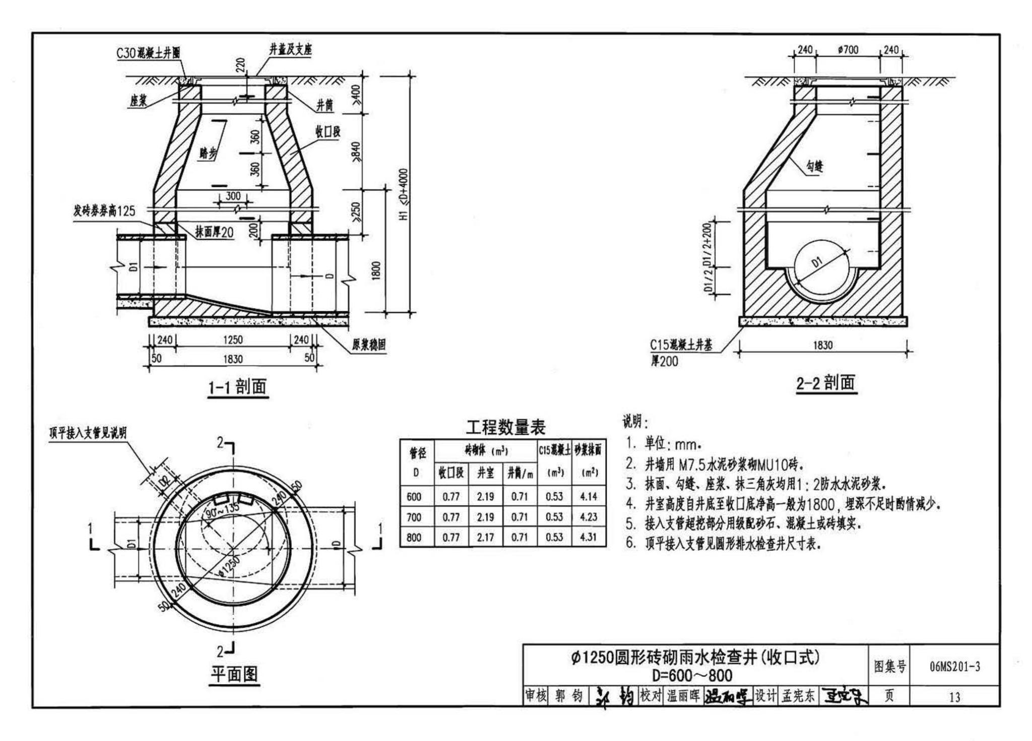 06MS201--市政排水管道工程及附属设施