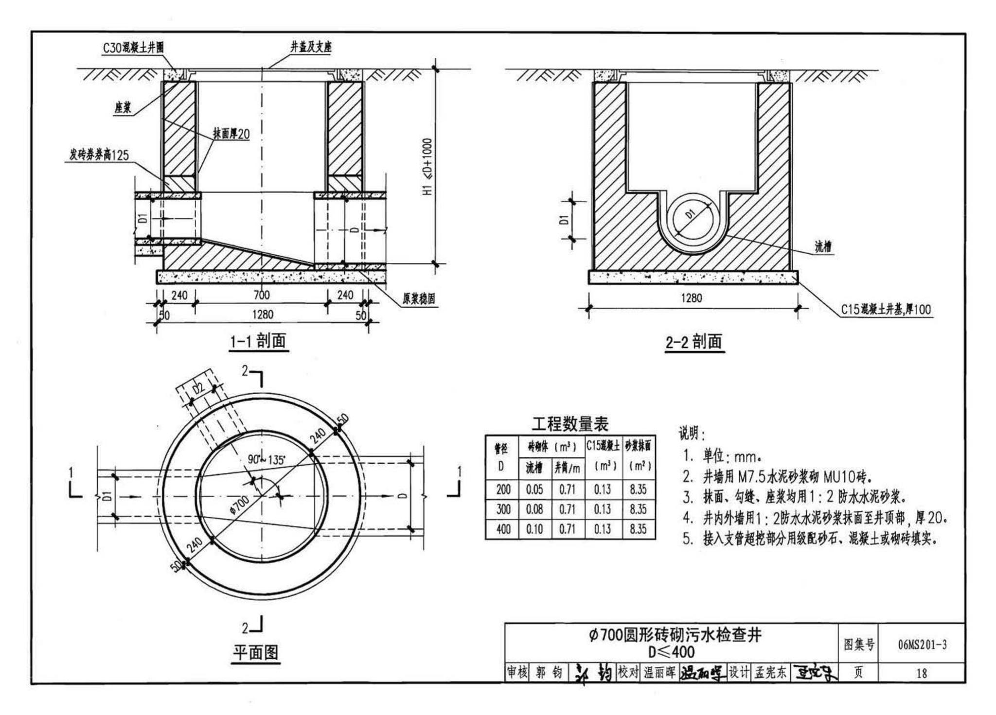 06MS201--市政排水管道工程及附属设施