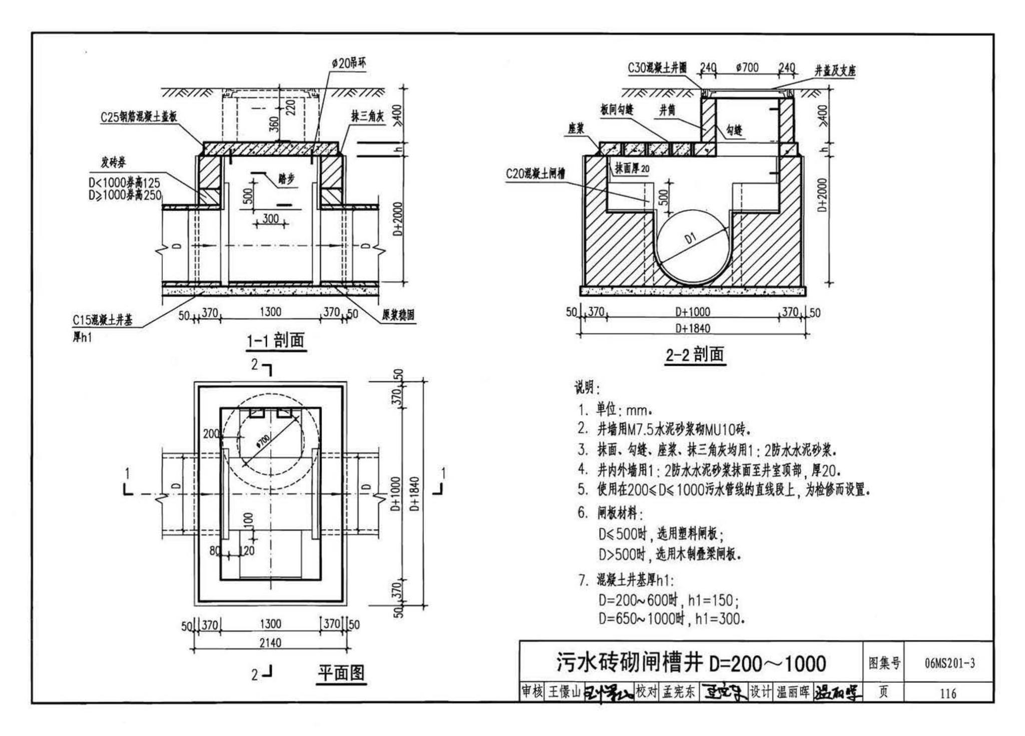 06MS201--市政排水管道工程及附属设施