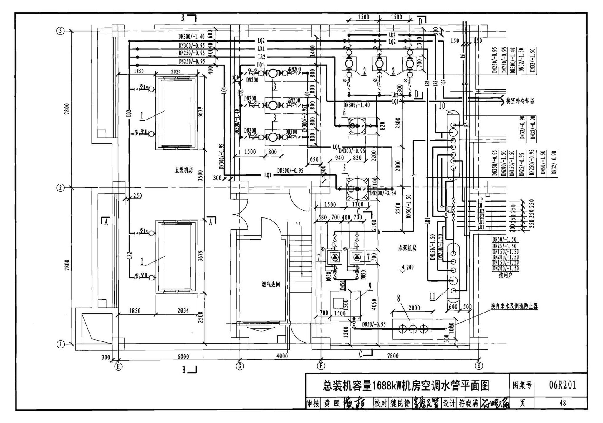 06R201--直燃型溴化锂吸收式制冷（温）水机房设计与安装