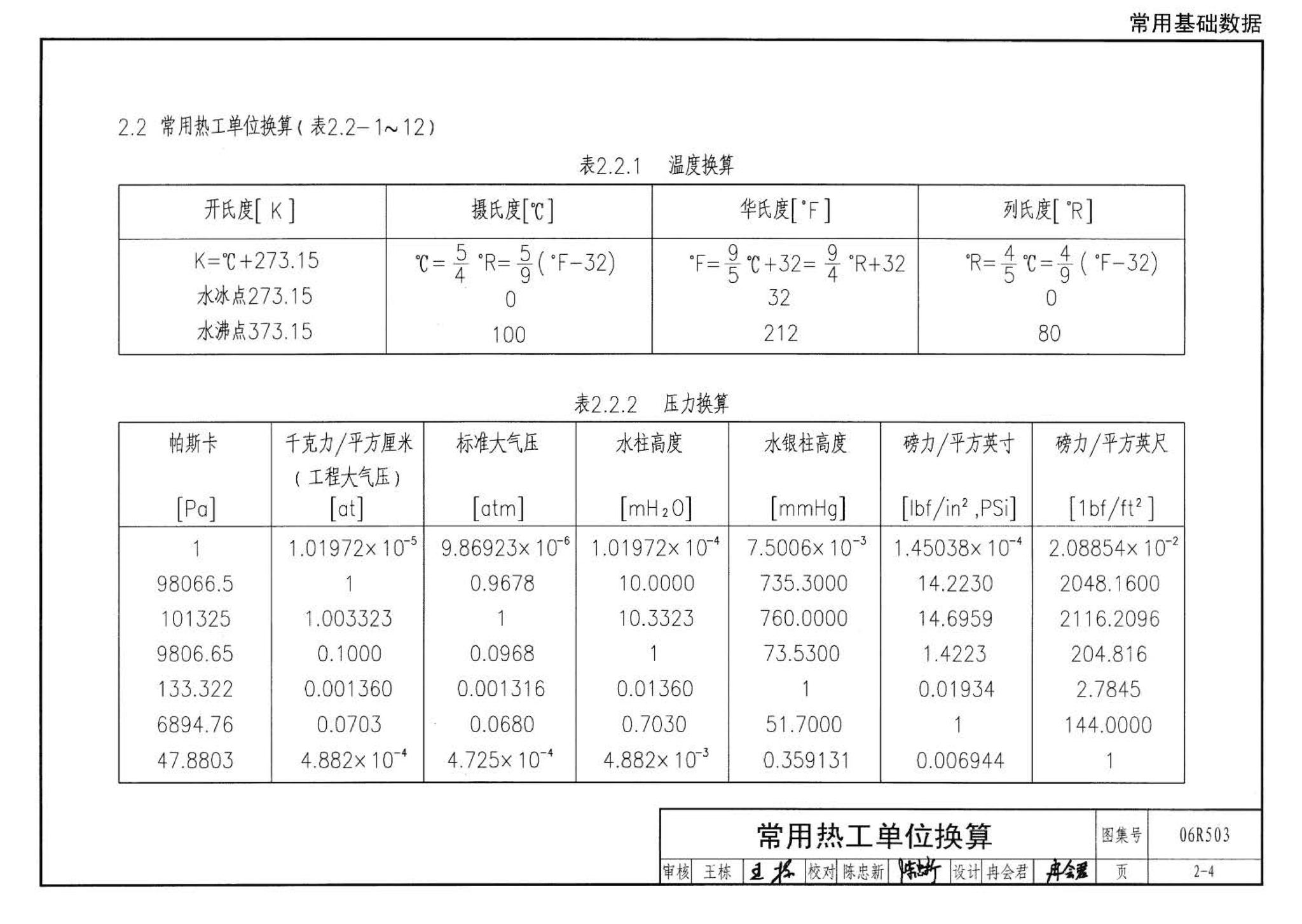 06R503--动力专业设计常用数据