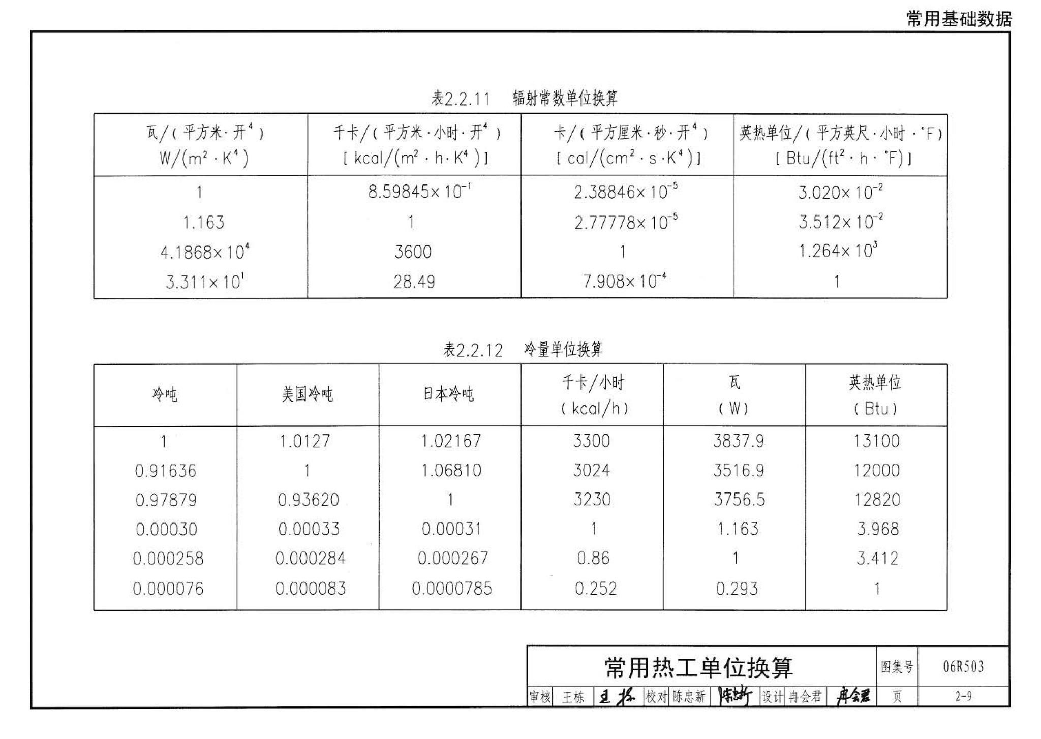 06R503--动力专业设计常用数据