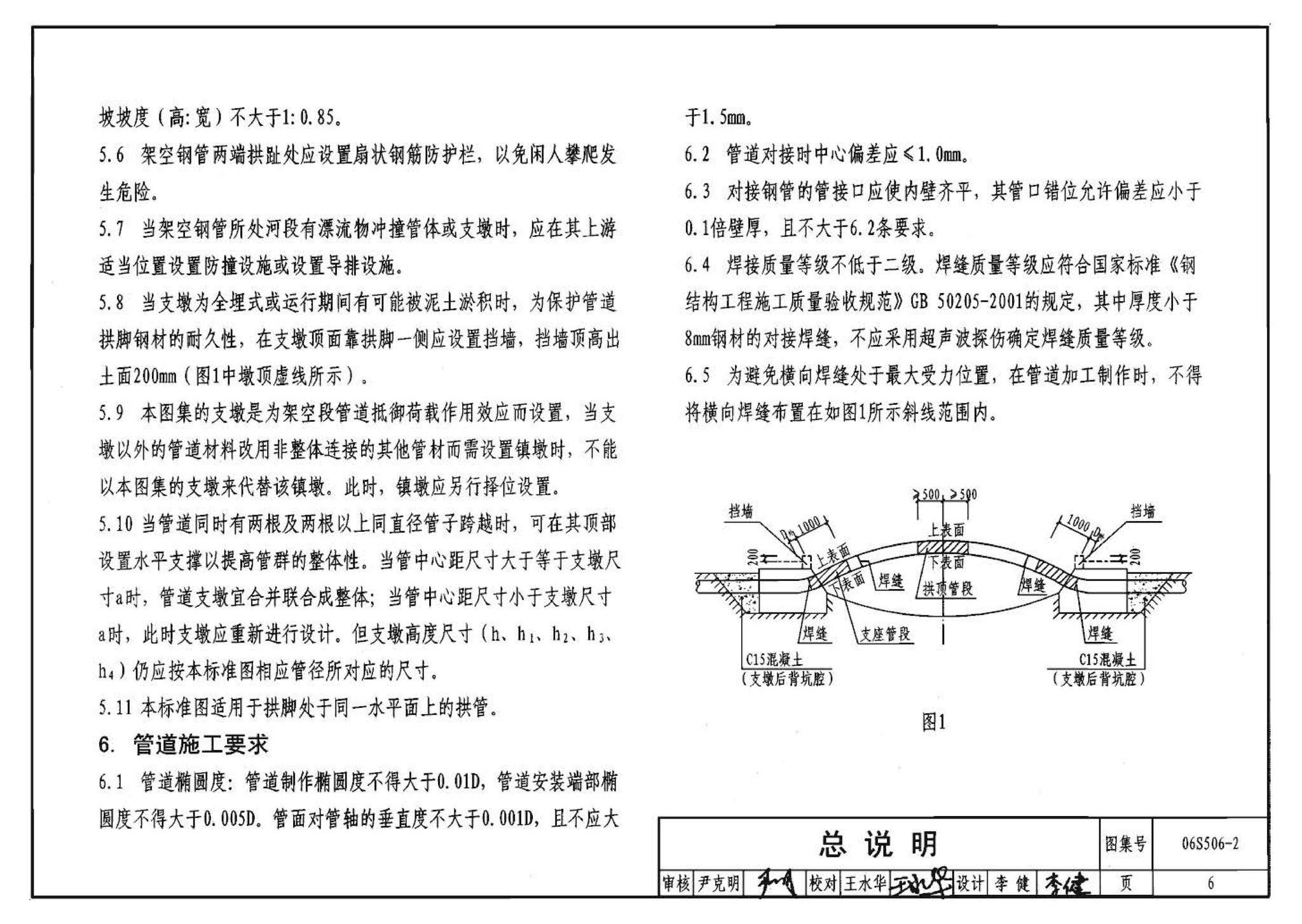 06S506-2--自承式圆弧形架空钢管