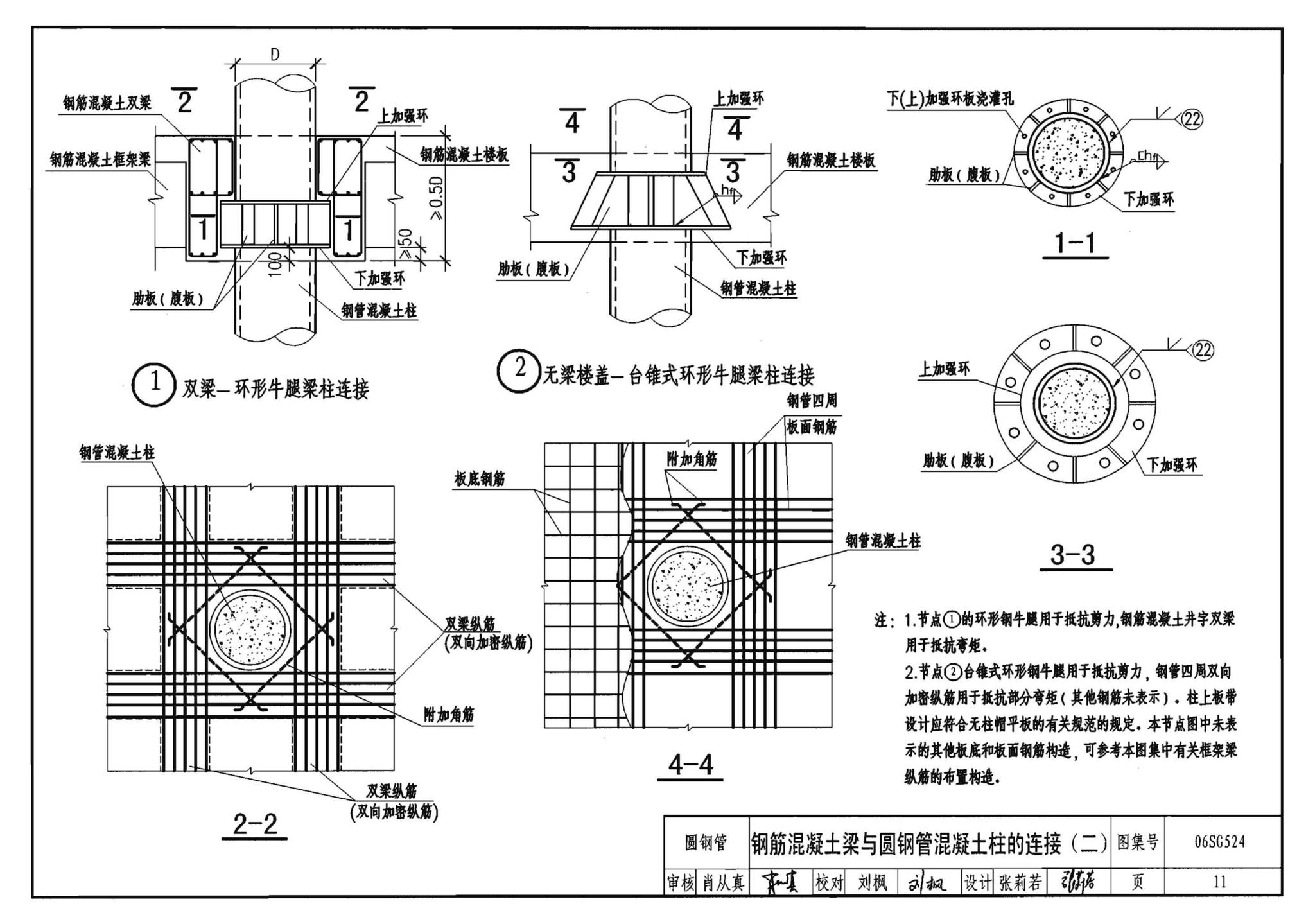 06SG524--钢管混凝土结构构造