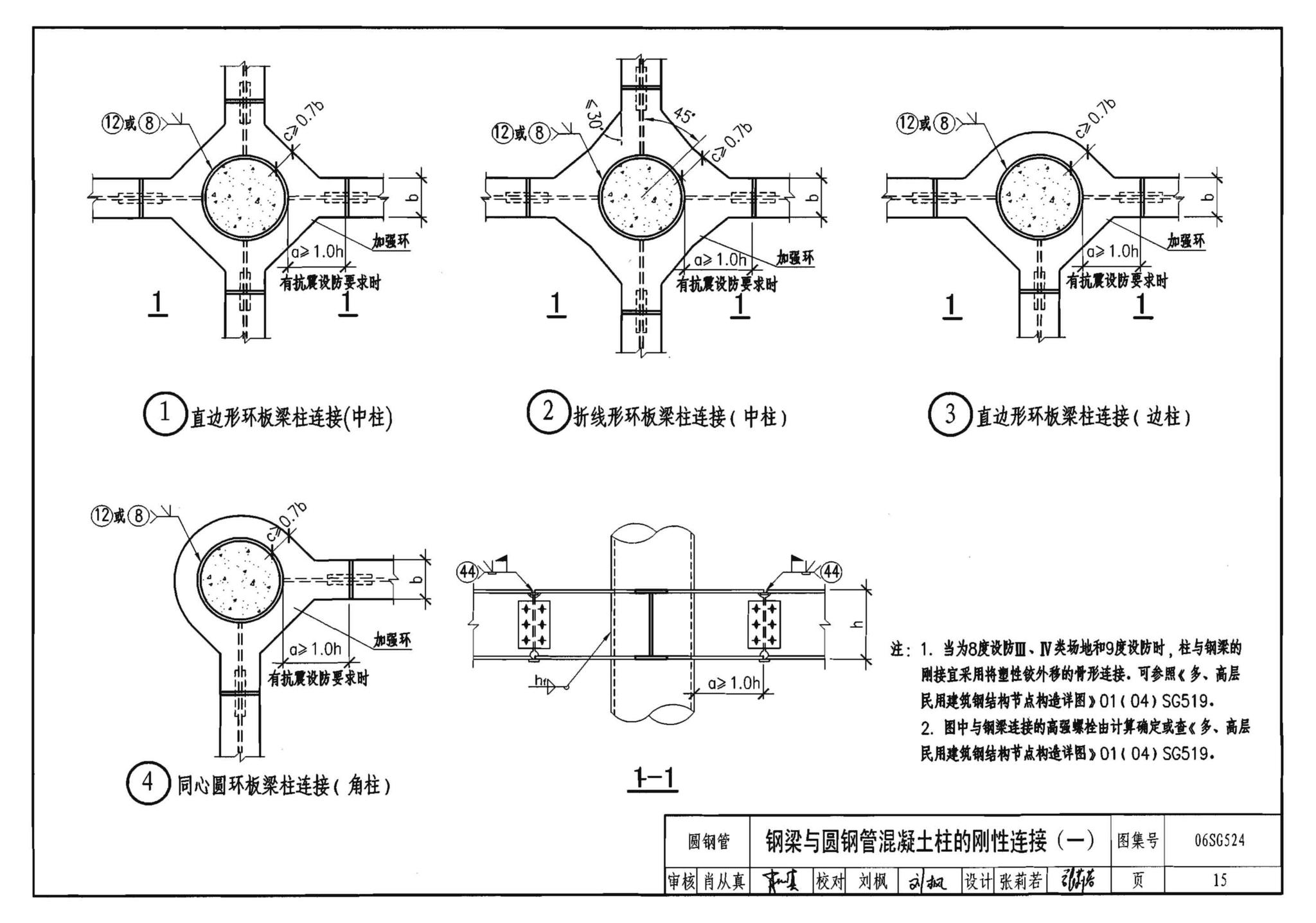 06SG524--钢管混凝土结构构造