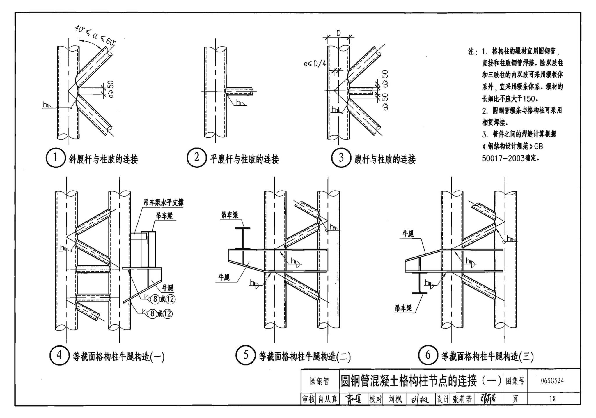 06SG524--钢管混凝土结构构造