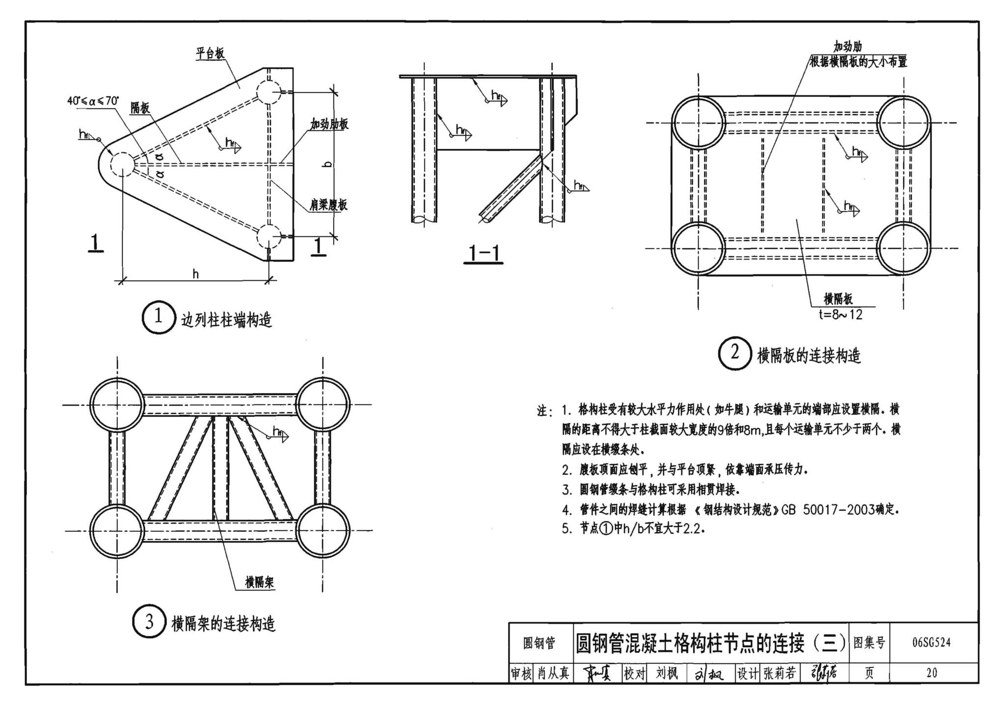 06SG524--钢管混凝土结构构造