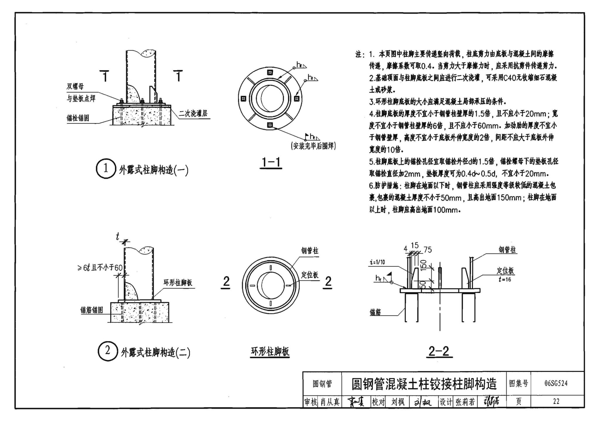 06SG524--钢管混凝土结构构造