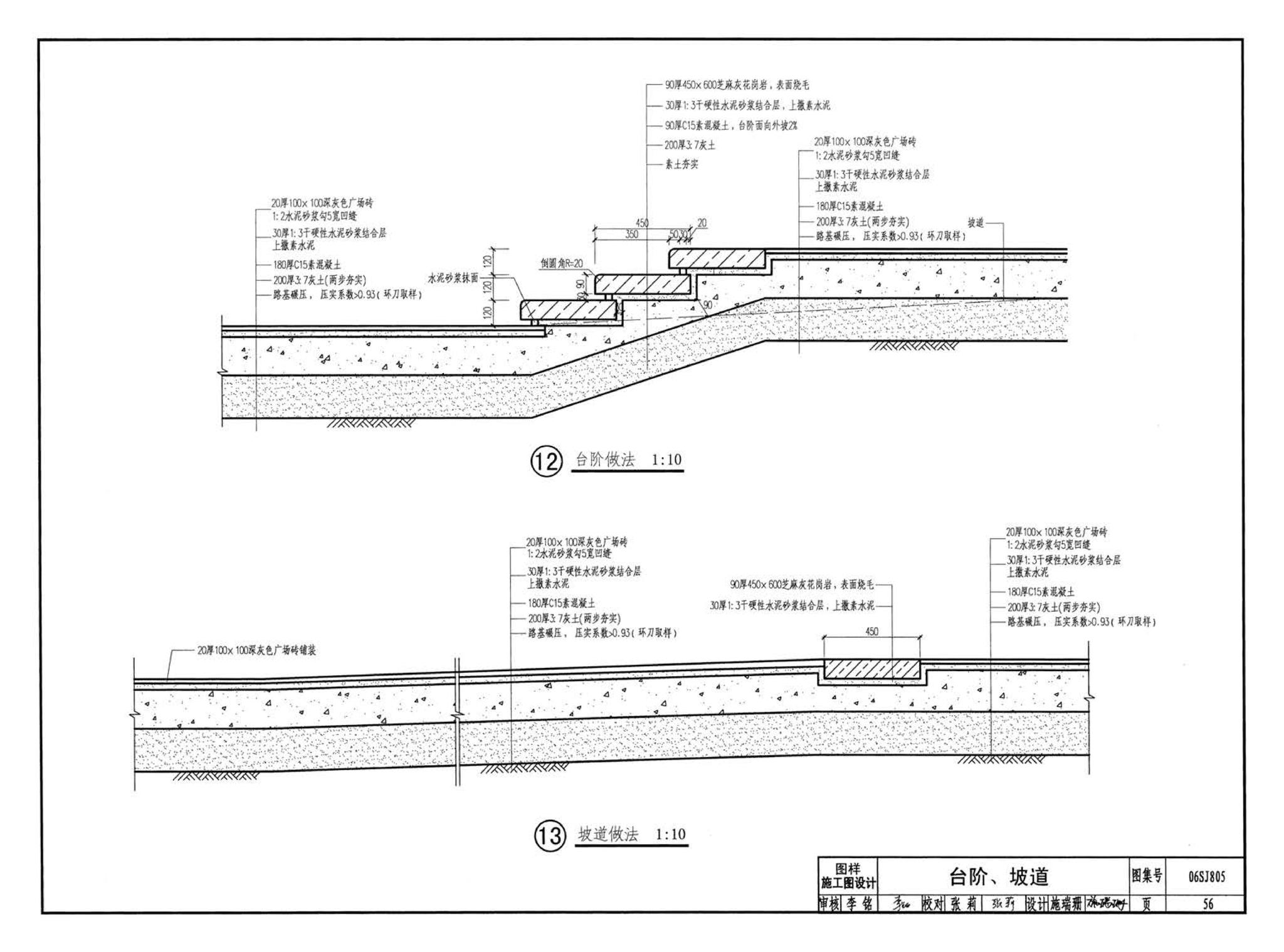 06SJ805--建筑场地园林景观设计深度及图样